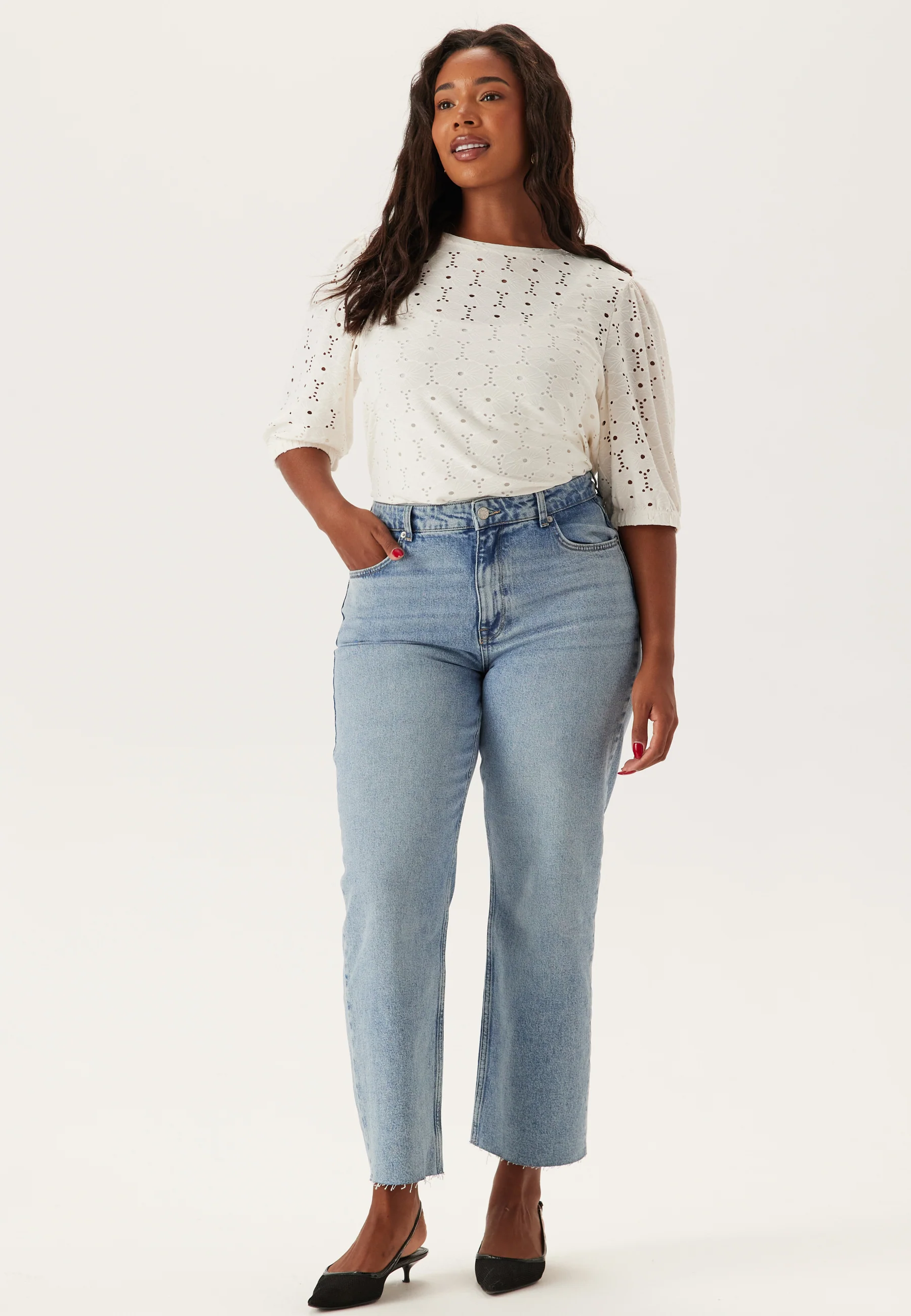 High Straight Ankle Jeans - Image 9