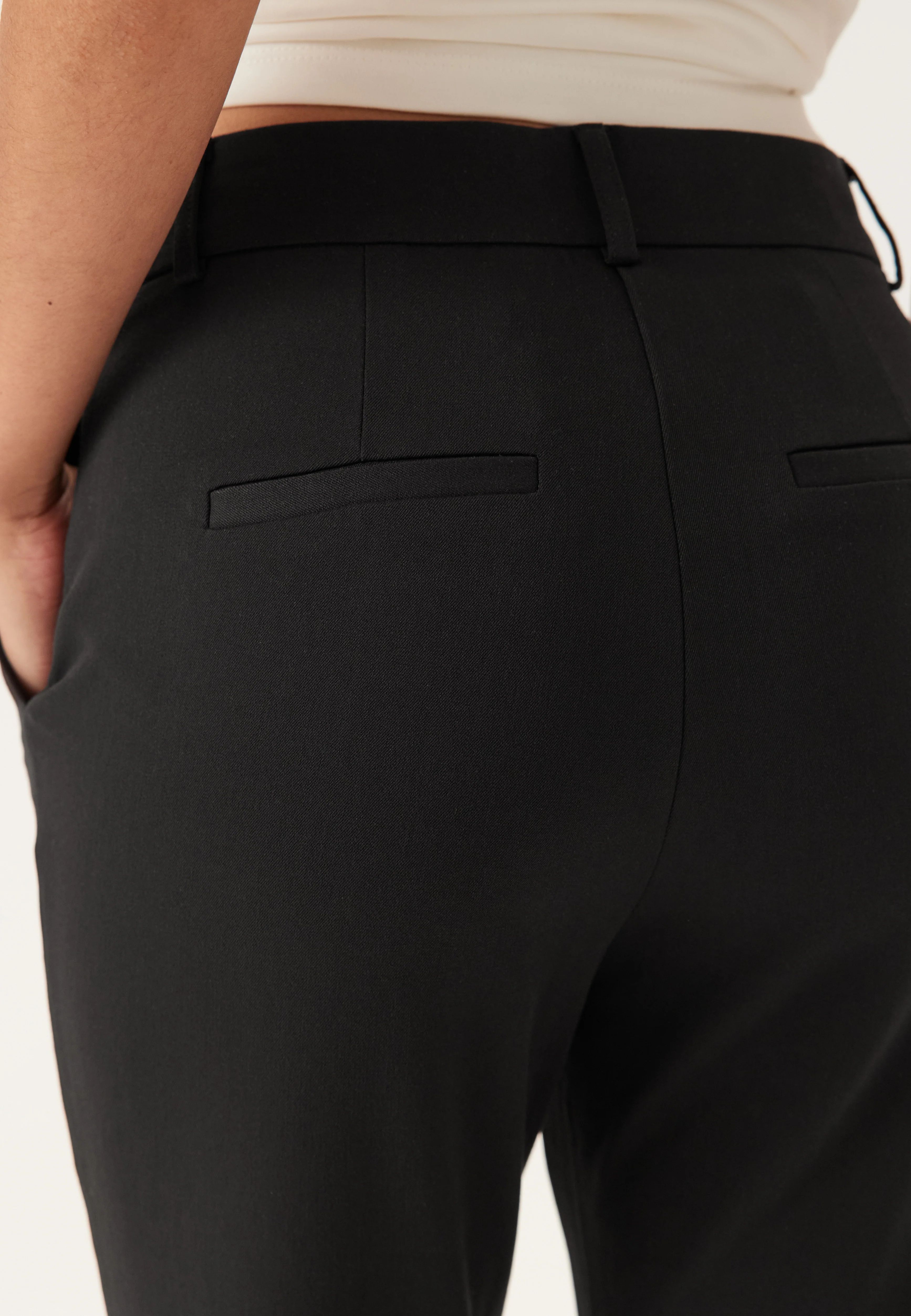 High Waist Flared Suit Trousers - Image 5