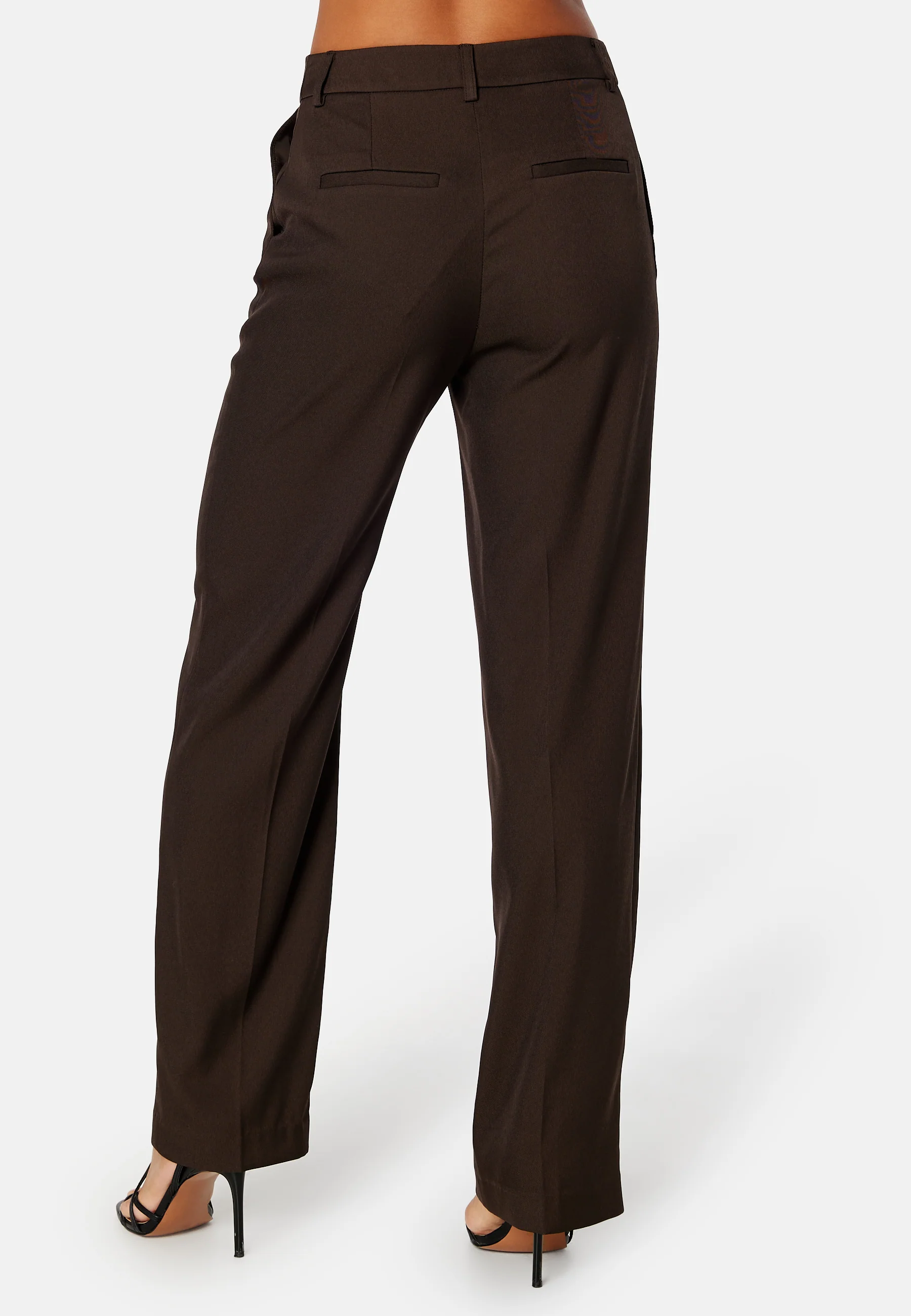 High Waist Regular Suit Trousers - Image 4