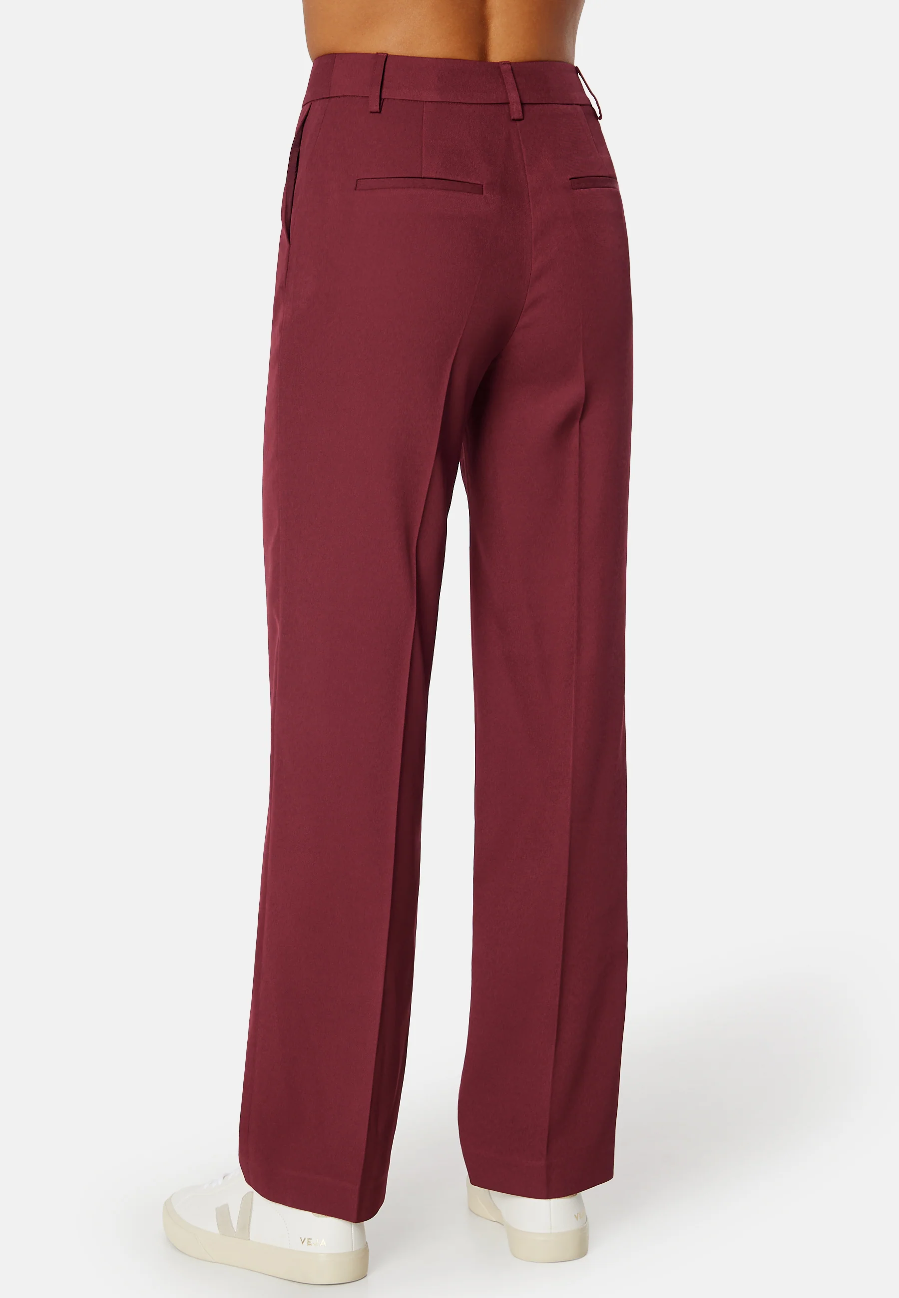 High Waist Regular Suit Trousers - Image 3