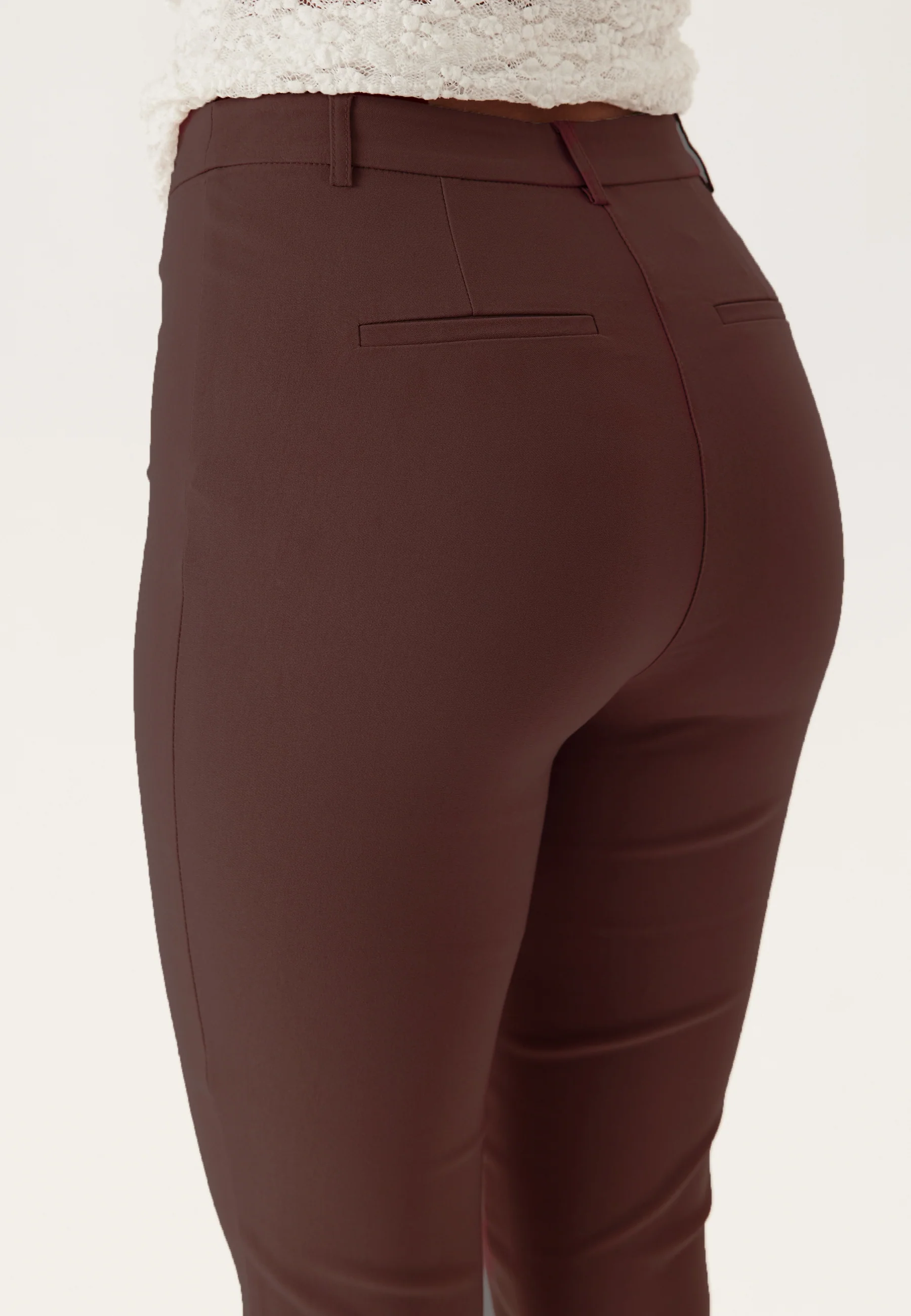 High Waist Stretchy Trousers - Image 3