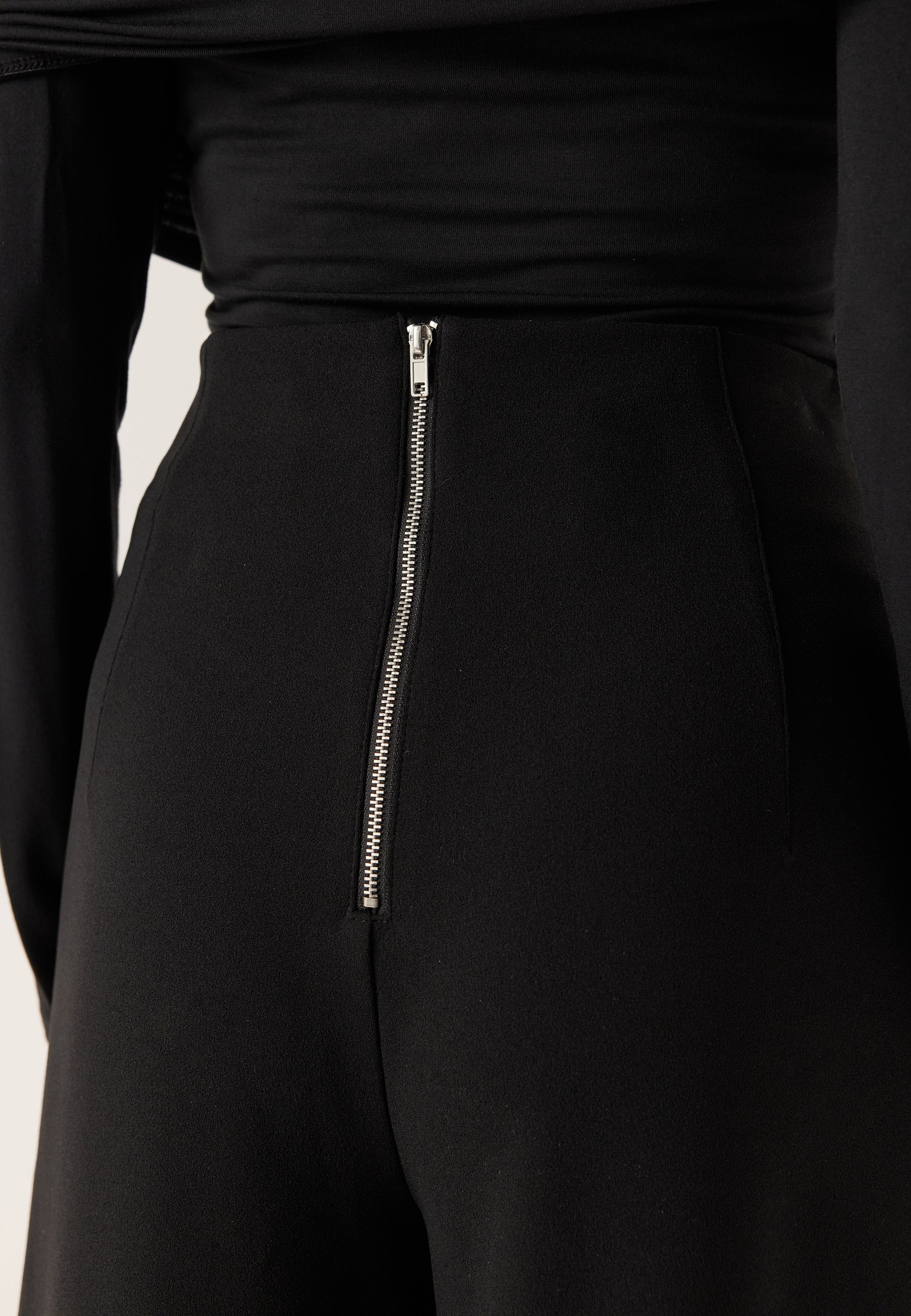 High Wide Cropped Trousers - Image 5