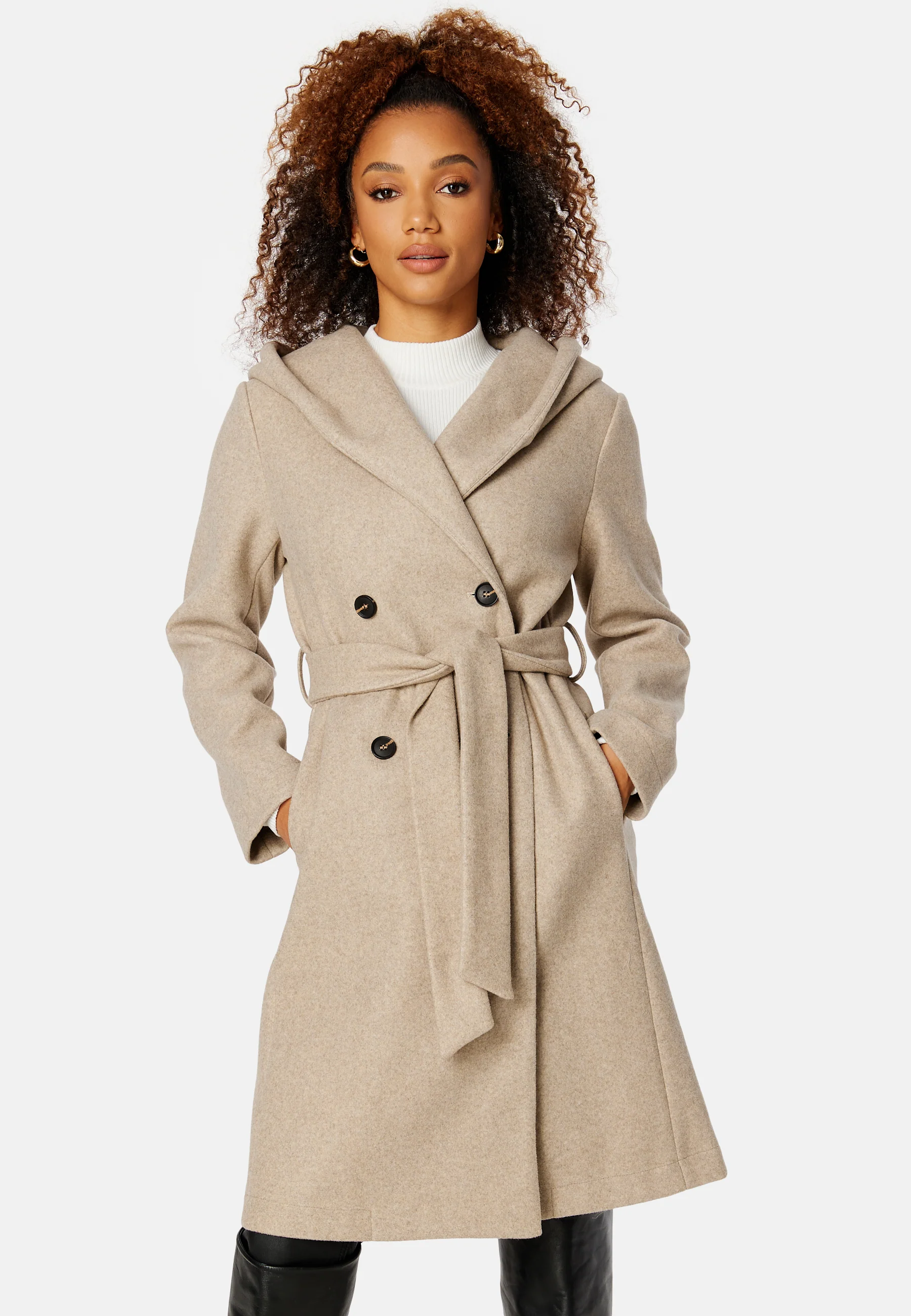 Hillevi Hooded Coat - Image 3