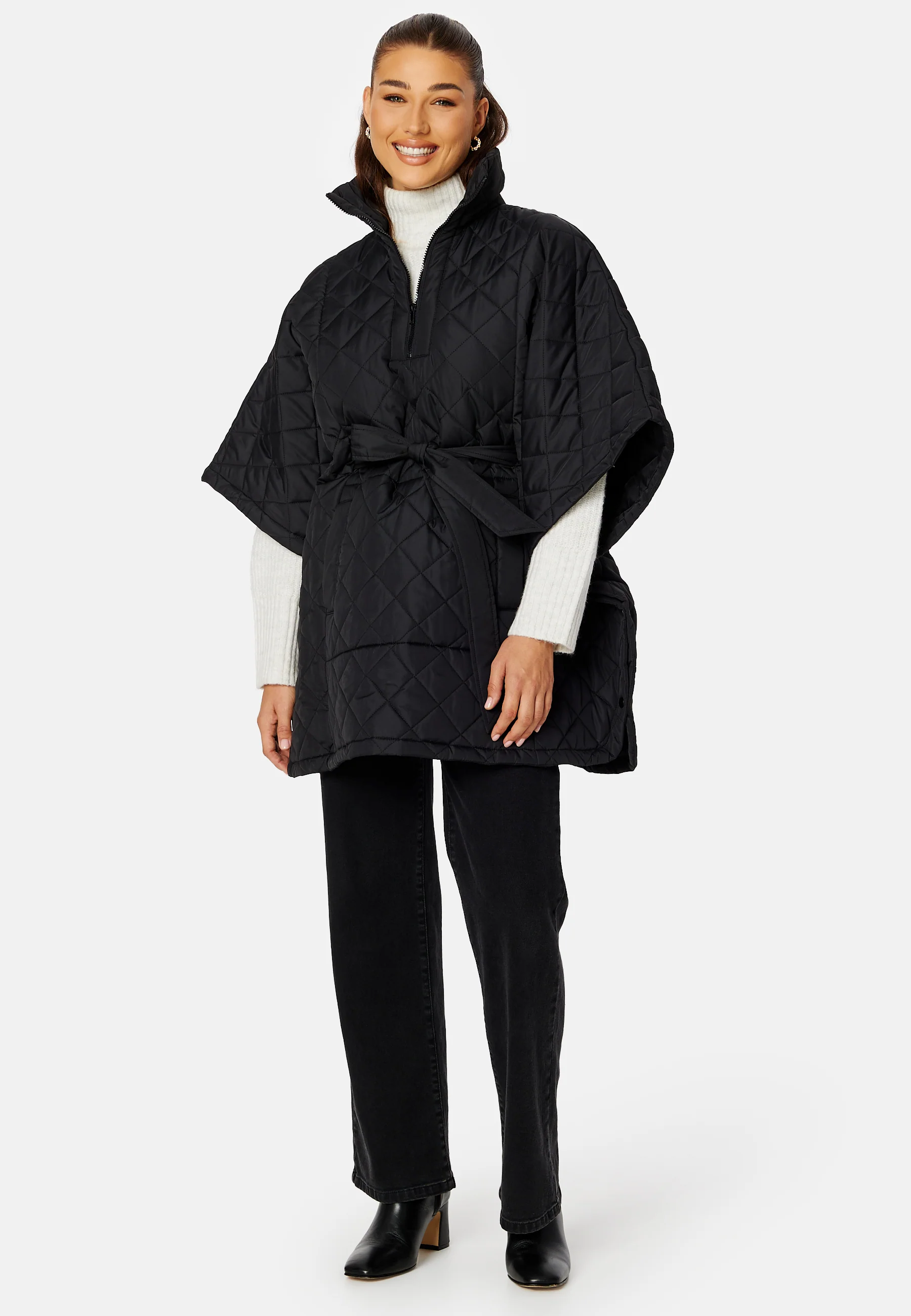 Hiri Quilted Poncho - Image 6