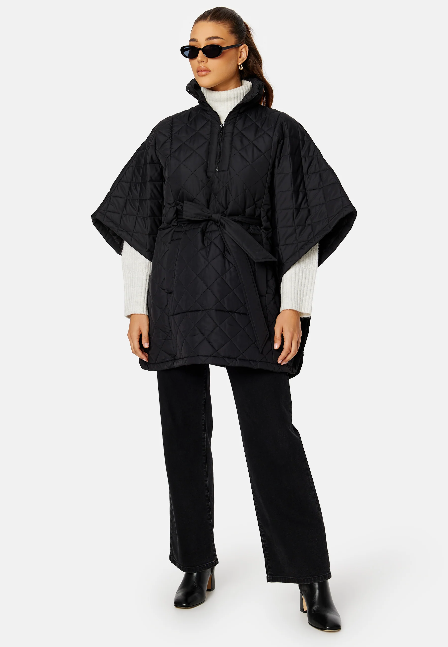 Hiri Quilted Poncho - Image 9