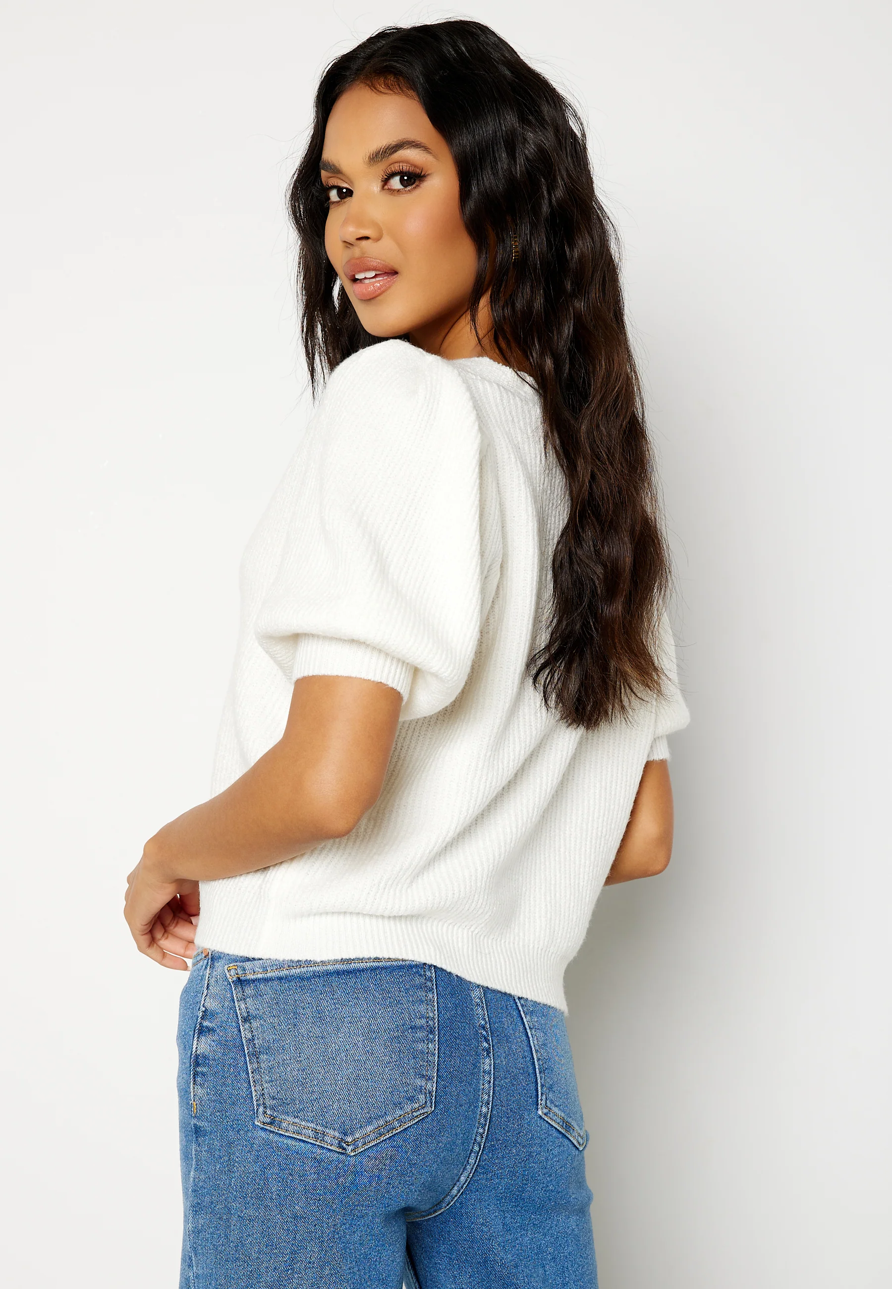Hisa 2/4 Sleeve Knit Cardigan - Image 3