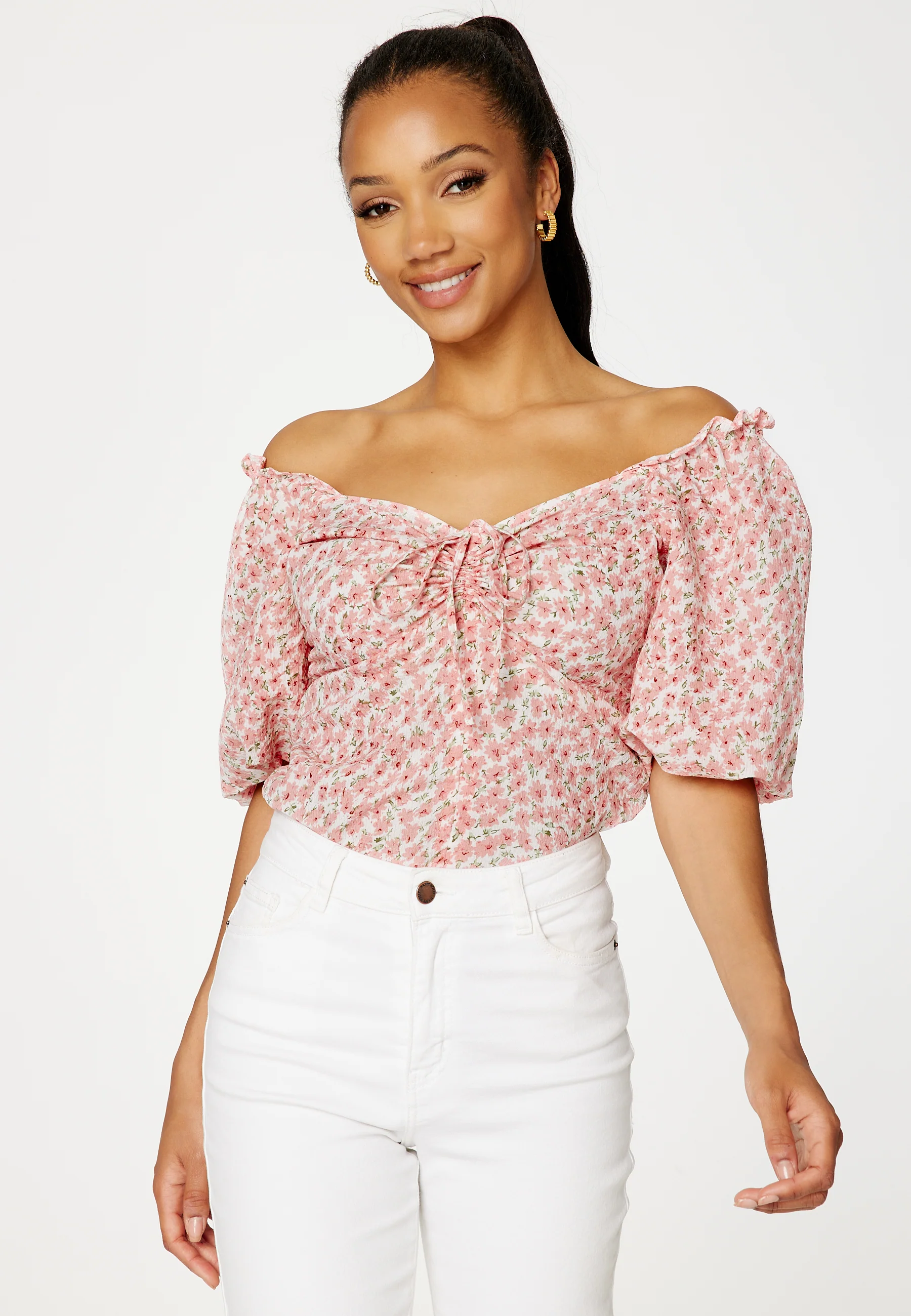 Holly 2/4 Ruching Top