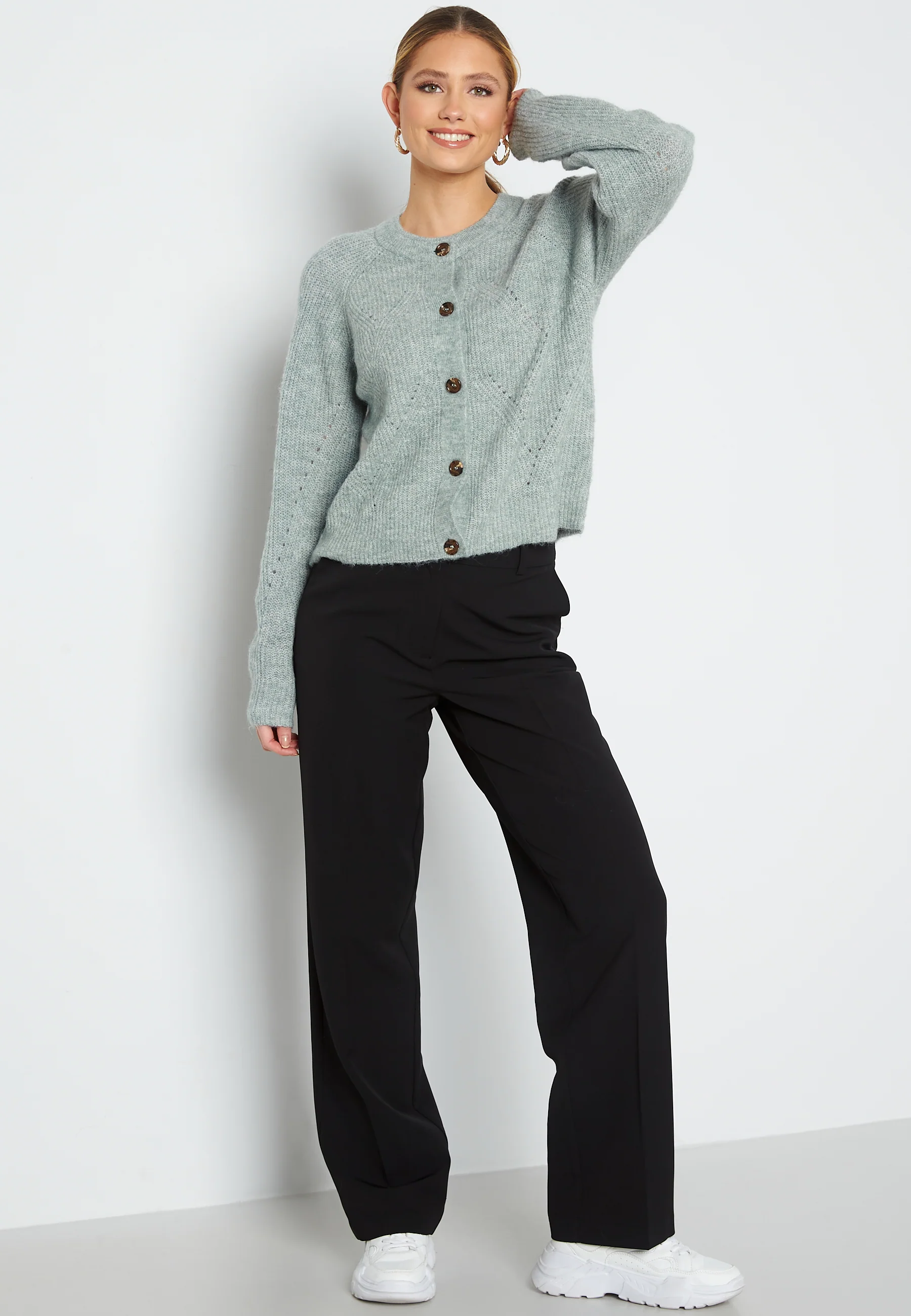 Ingeborg Life L/S Short Cardigan Knit - Image 2