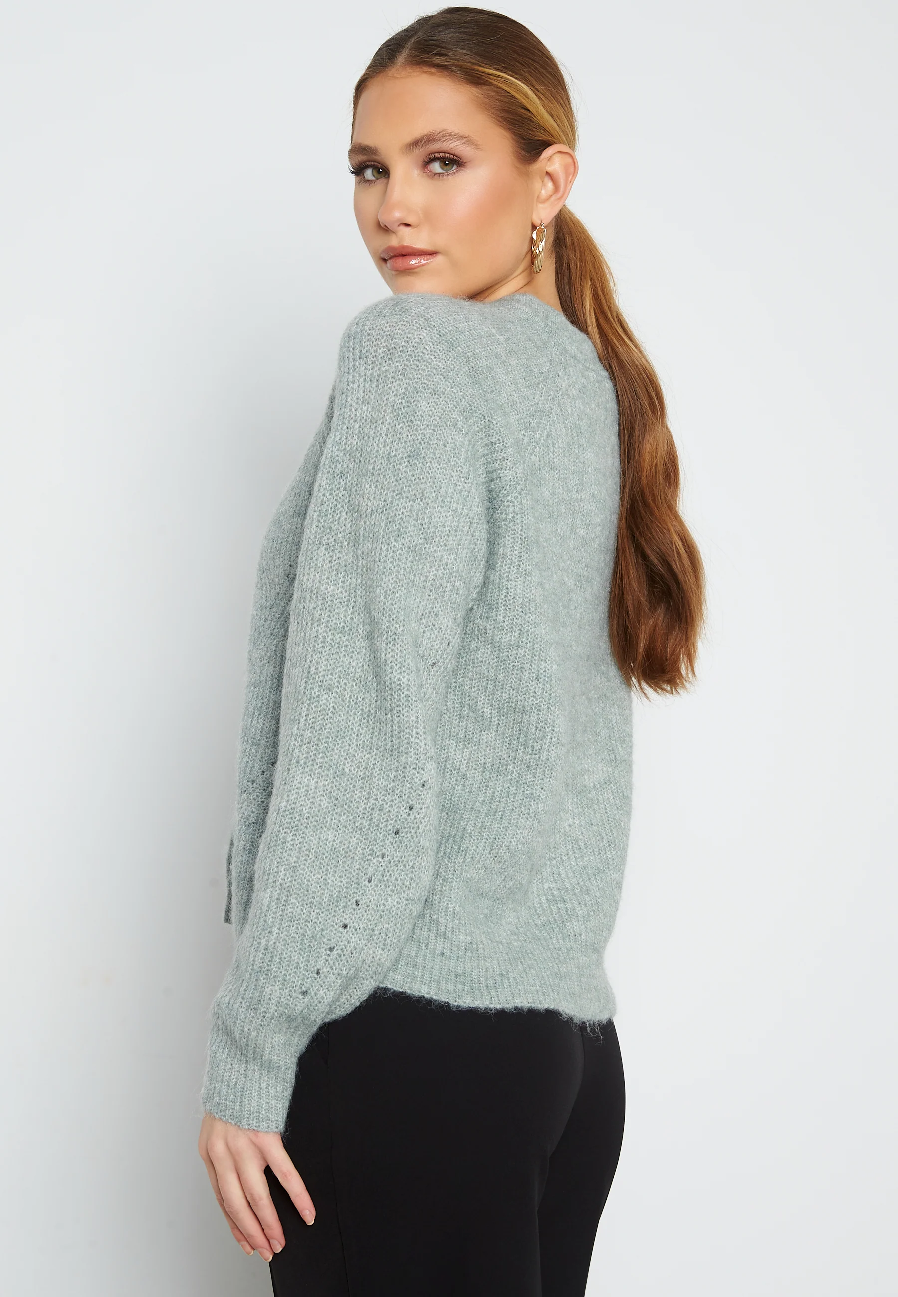 Ingeborg Life L/S Short Cardigan Knit - Image 3
