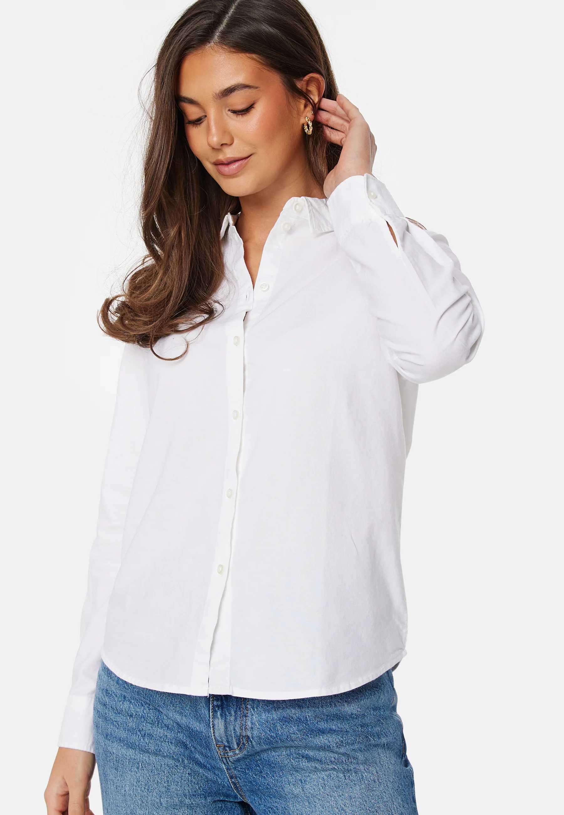 Irena LS Oxford Shirt - Image 4