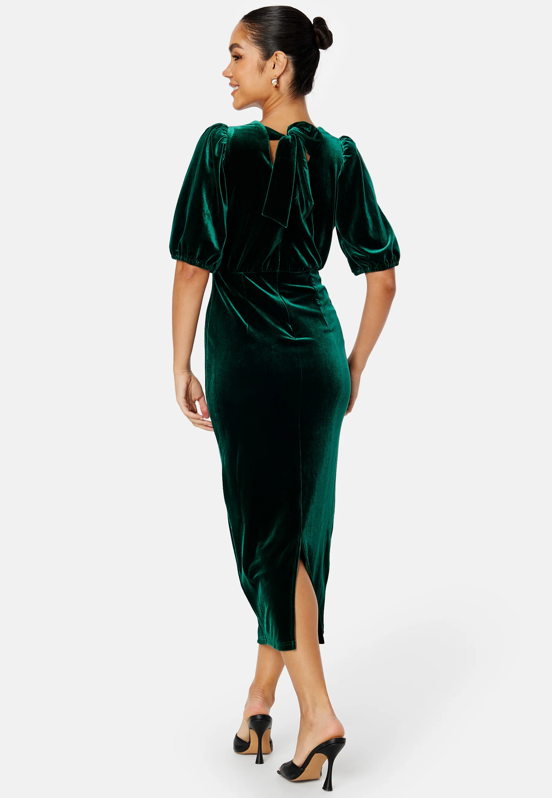 Irse Velvet Midi Dress - Image 2