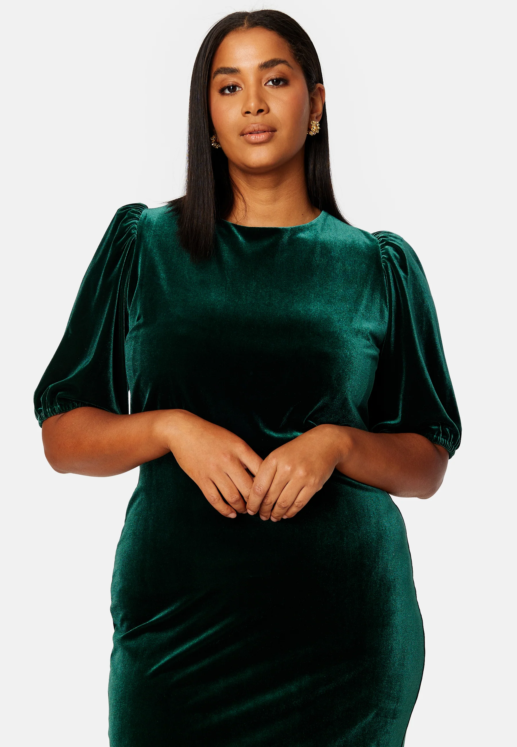 Irse Velvet Midi Dress - Image 7