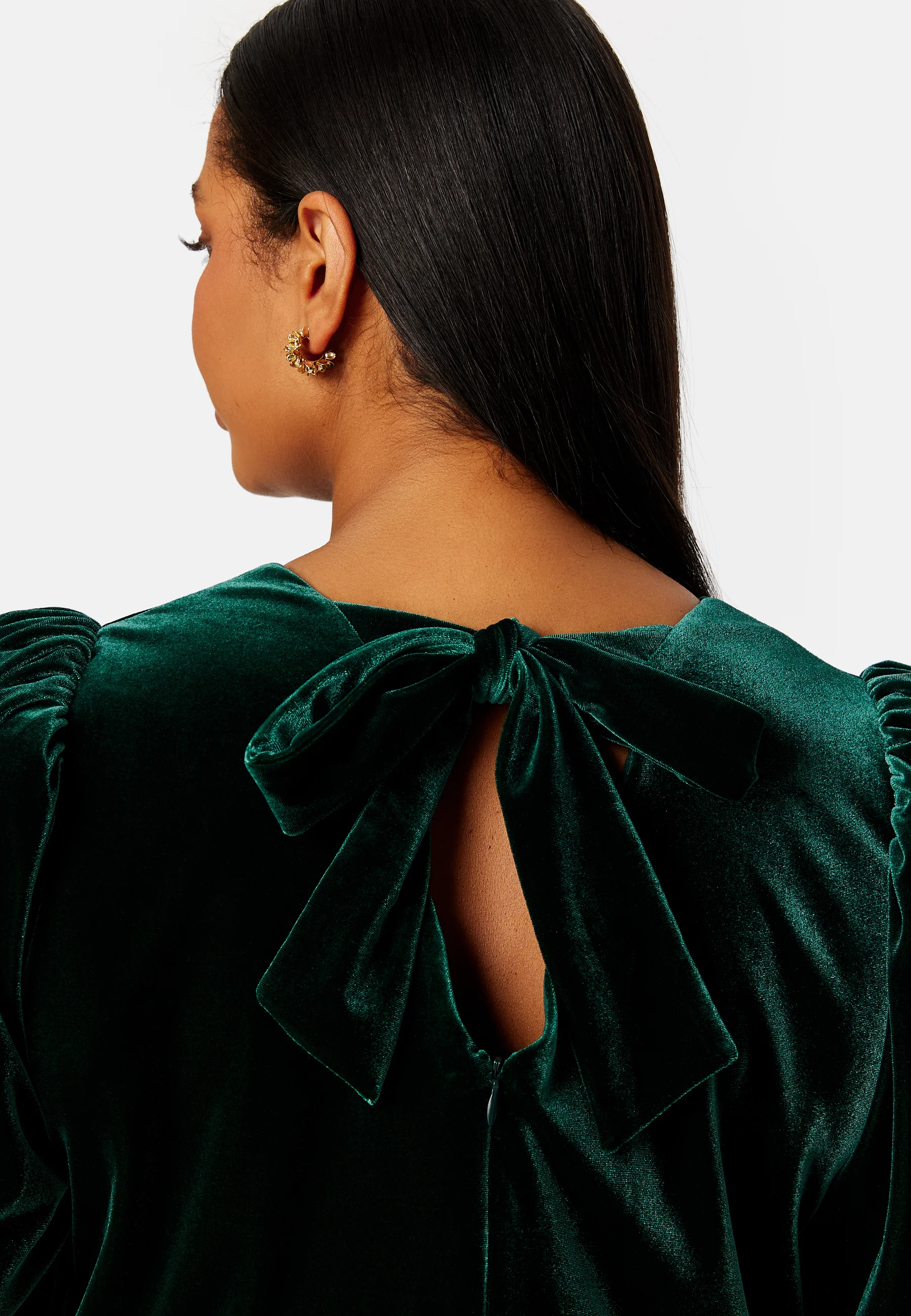 Irse Velvet Midi Dress - Image 9