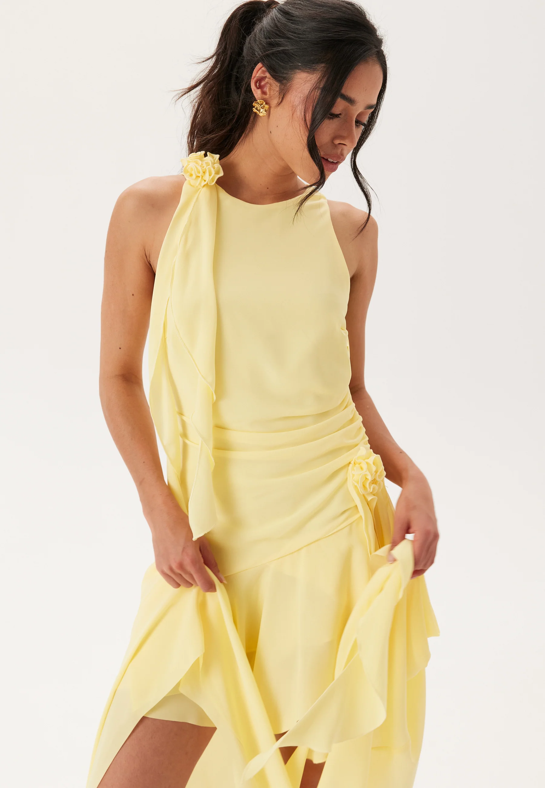 Ivana Georgette High Low Dress - Image 5