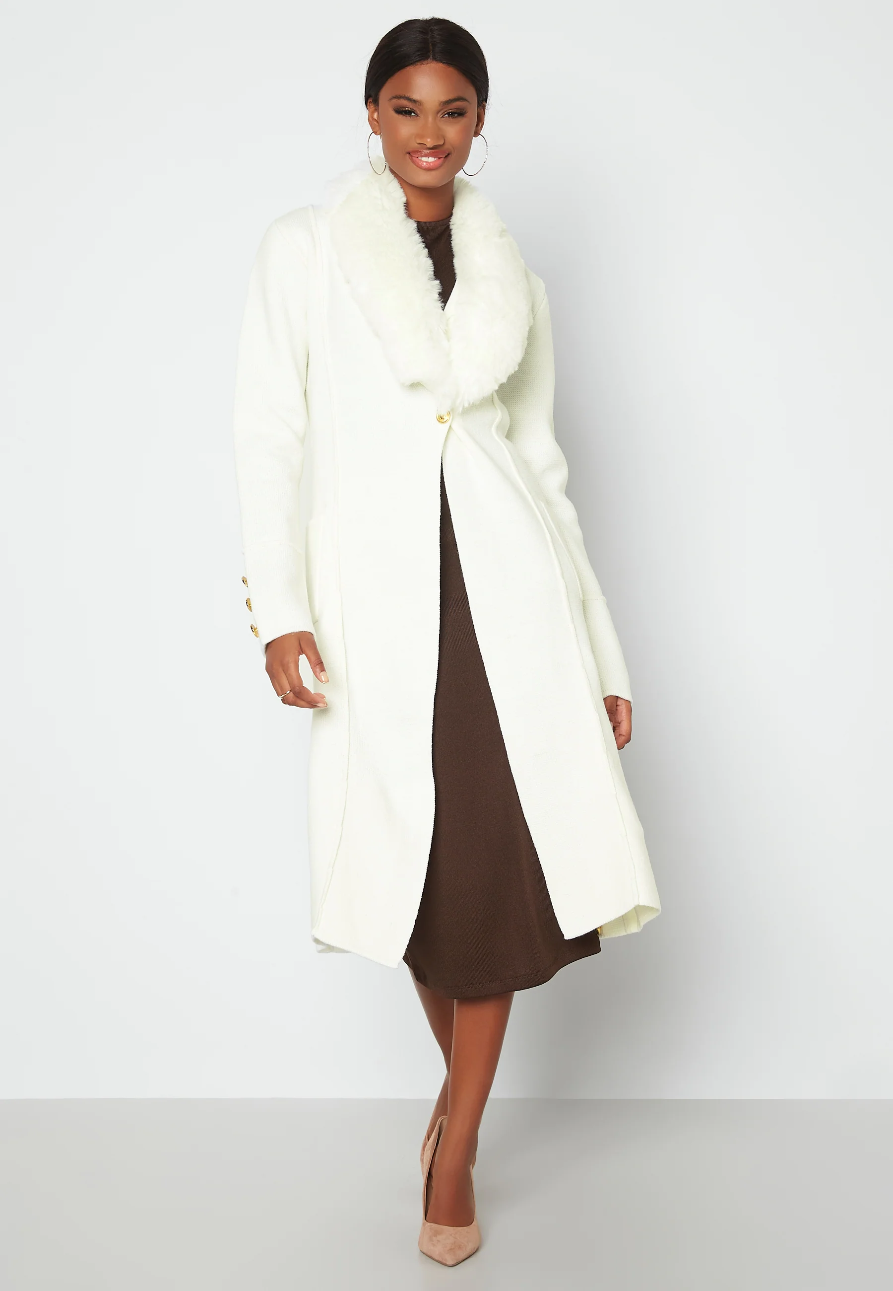 Ivy long knittted coat - Image 3