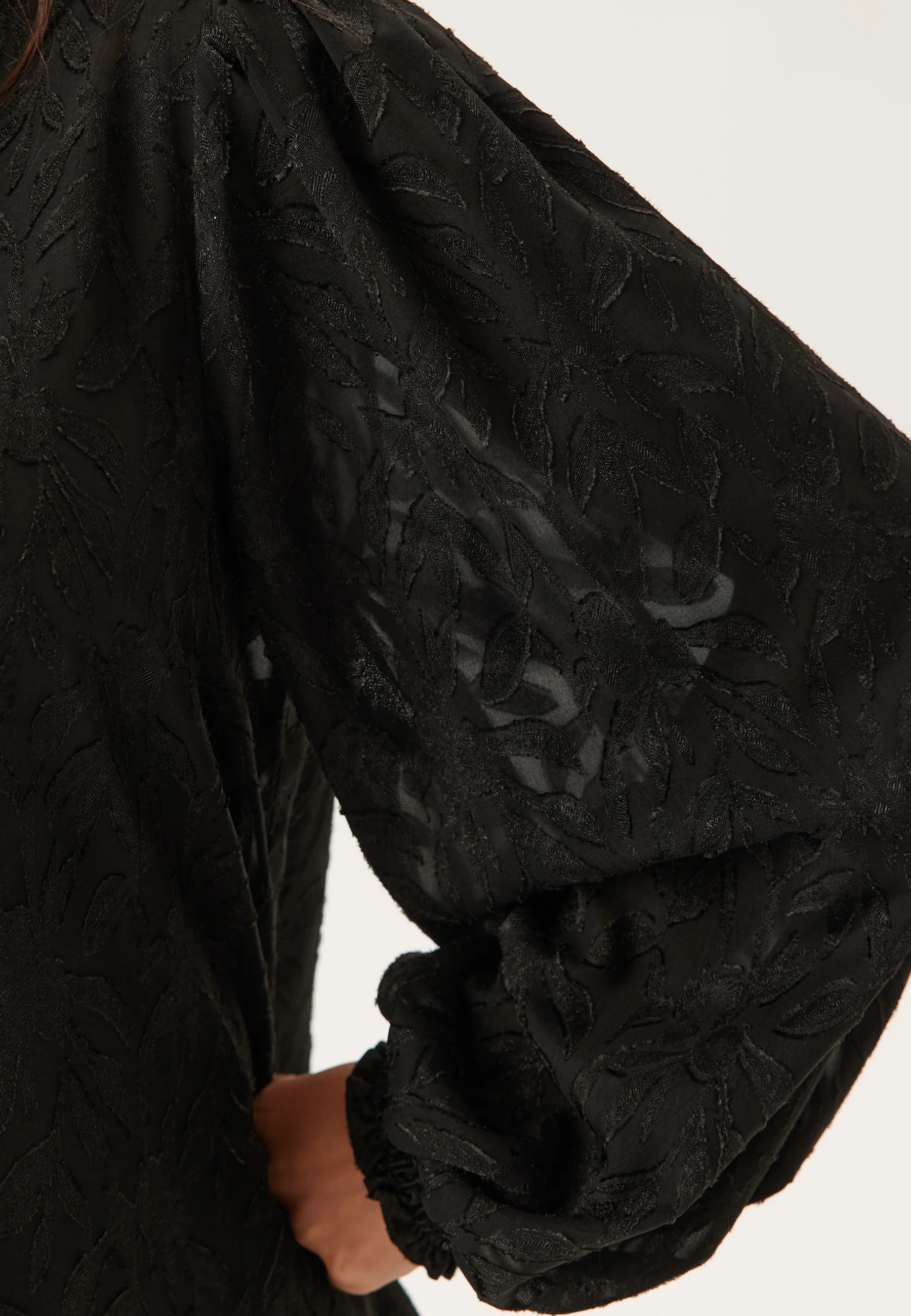 Jacquard Smock Blouse - Image 5