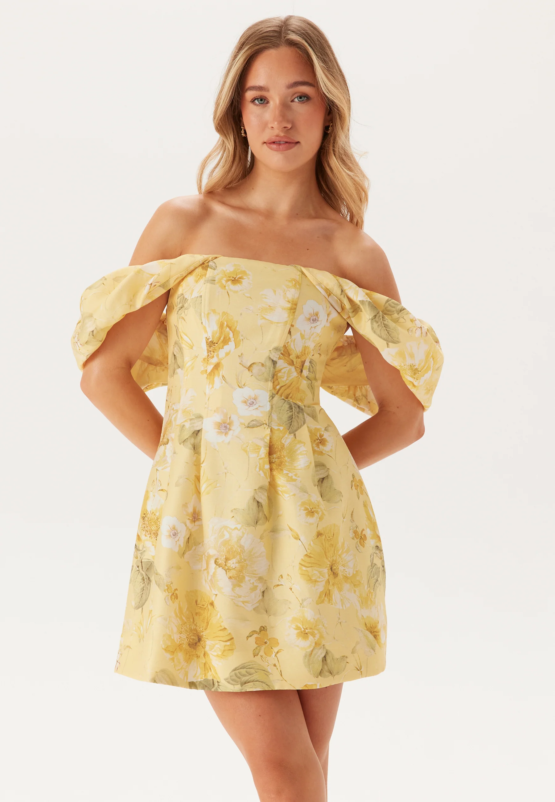 Jacquie Off Shoulder Mini Dress - Image 4