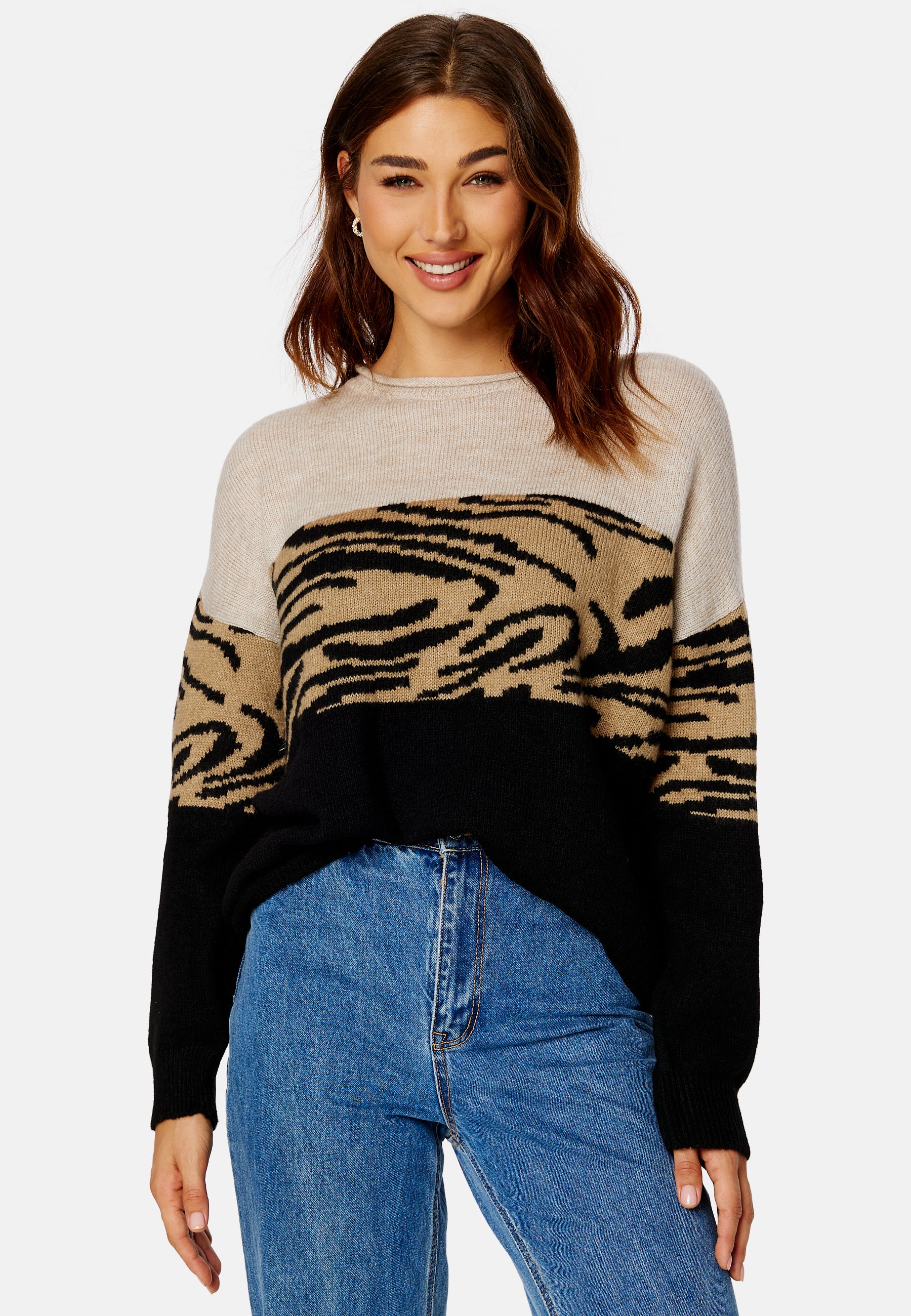 Jade Animal L/S Pullover