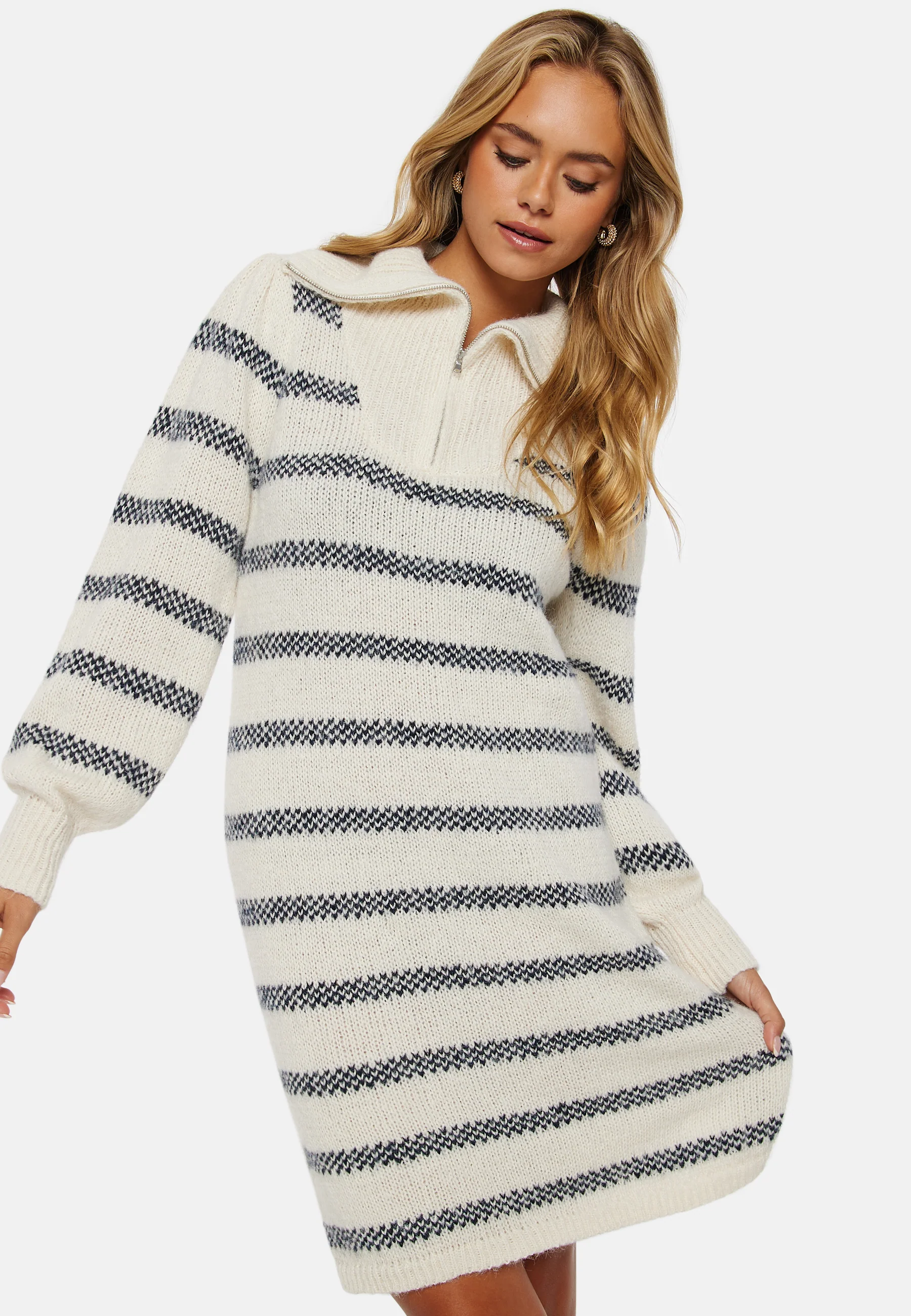 Jadine Half Zip Knit Dress - Image 2