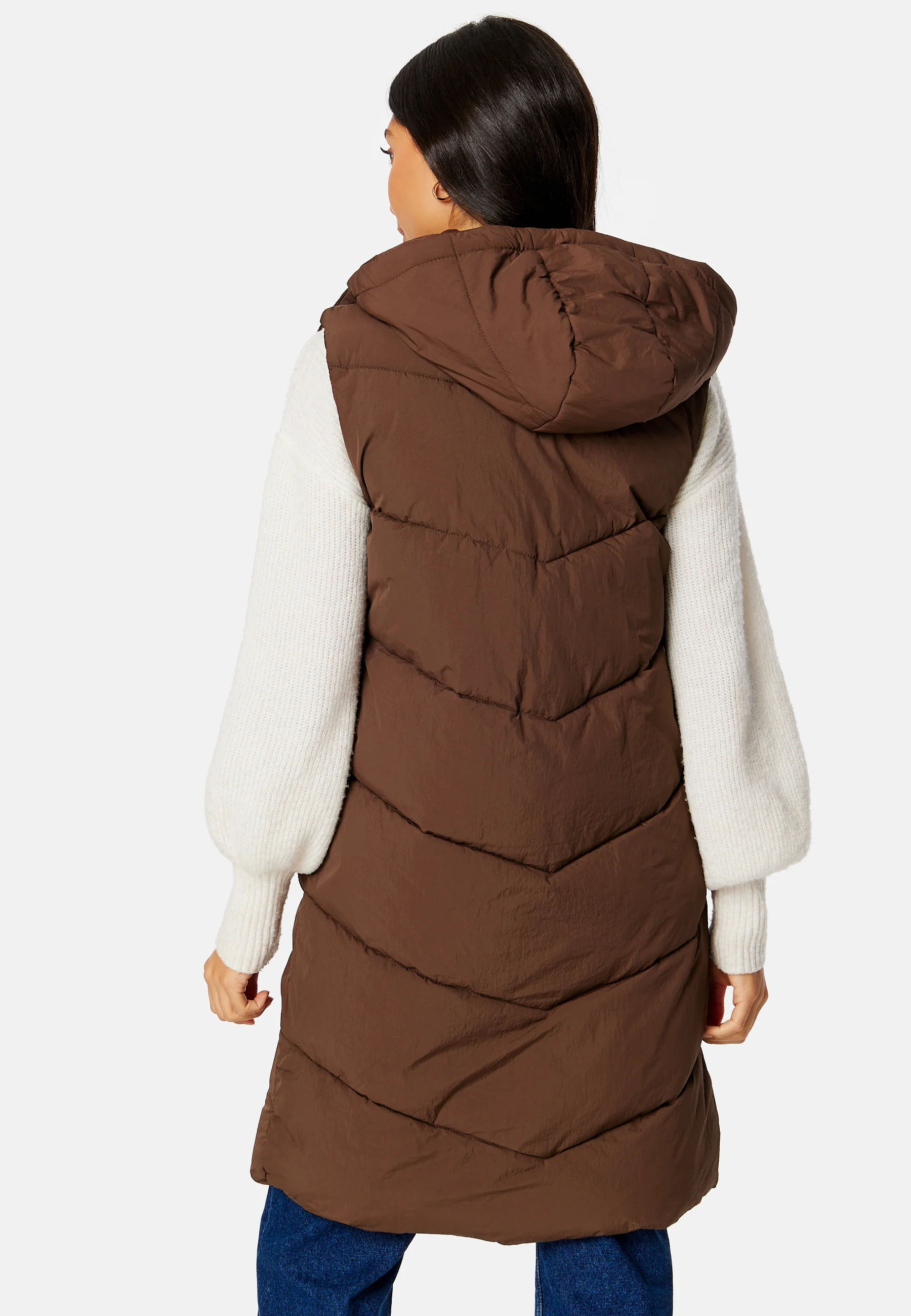 Jamilla Long Puffer Vest - Image 4