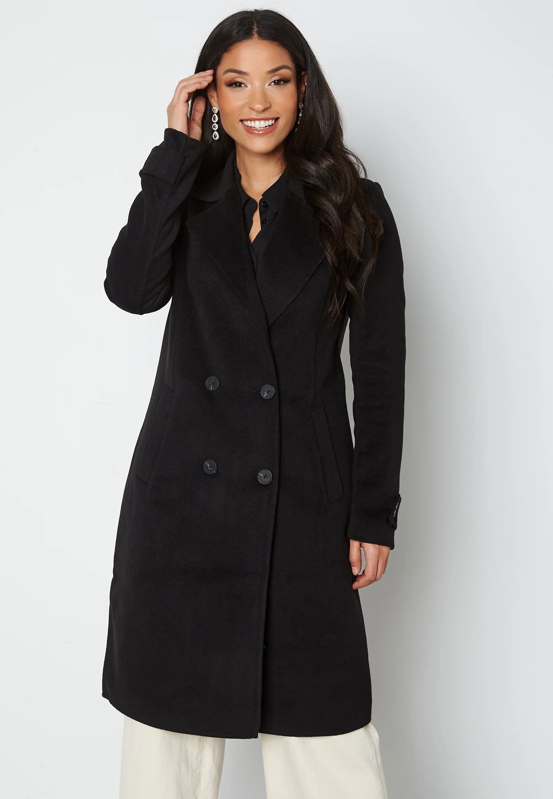 Jane Felled Wrap Coat - Image 4