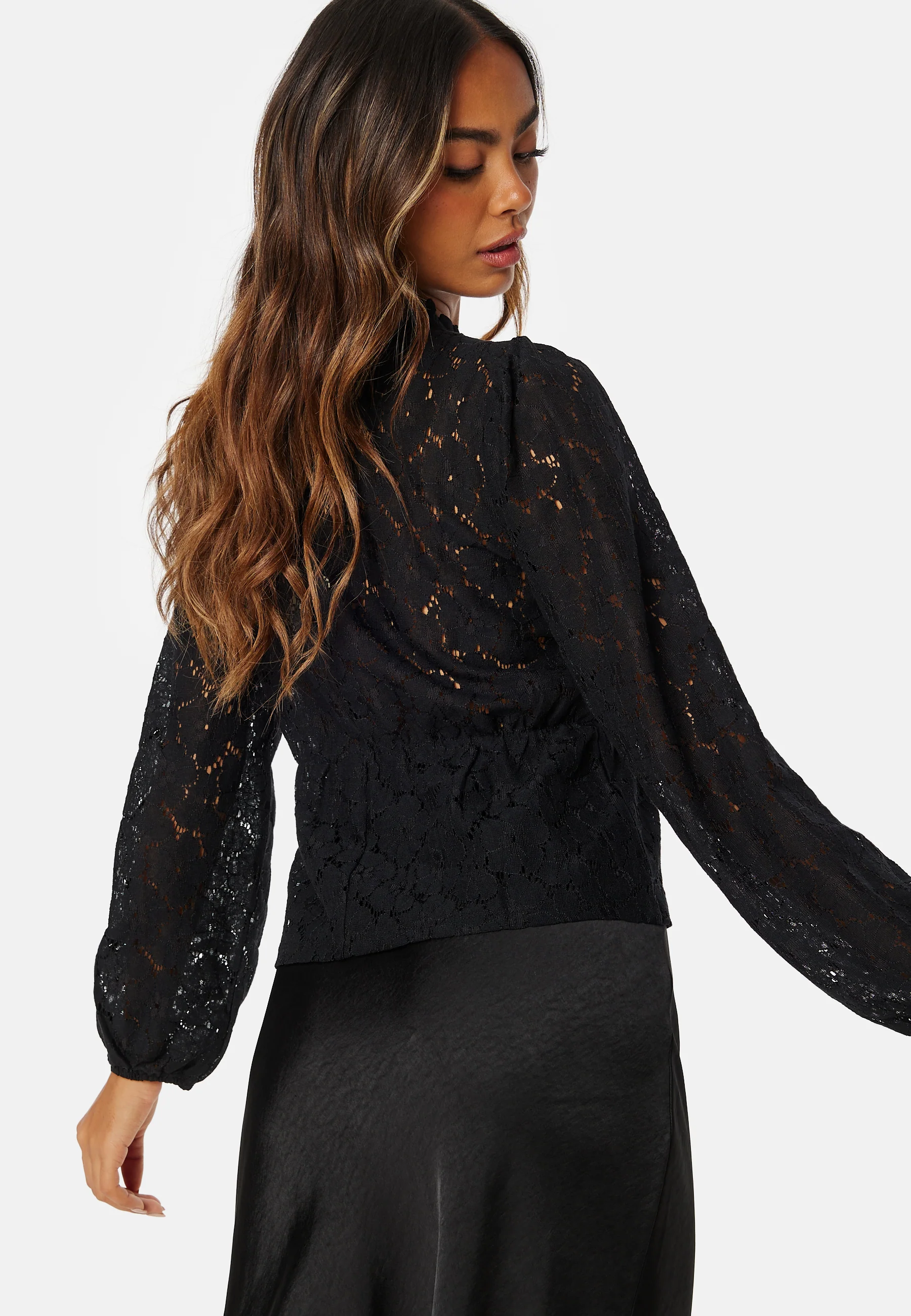 Janessa LS  Lace Top - Image 2