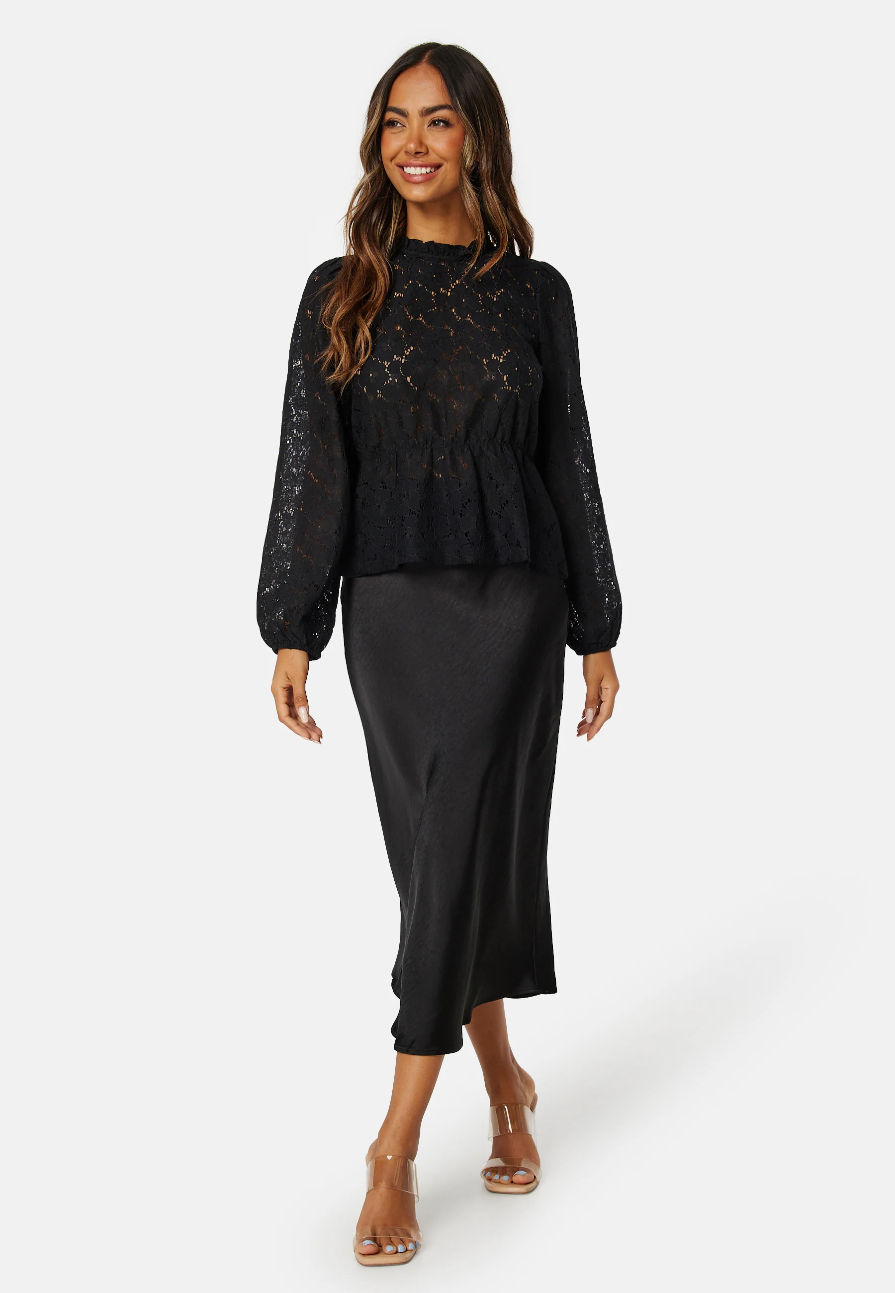 Janessa LS  Lace Top - Image 3