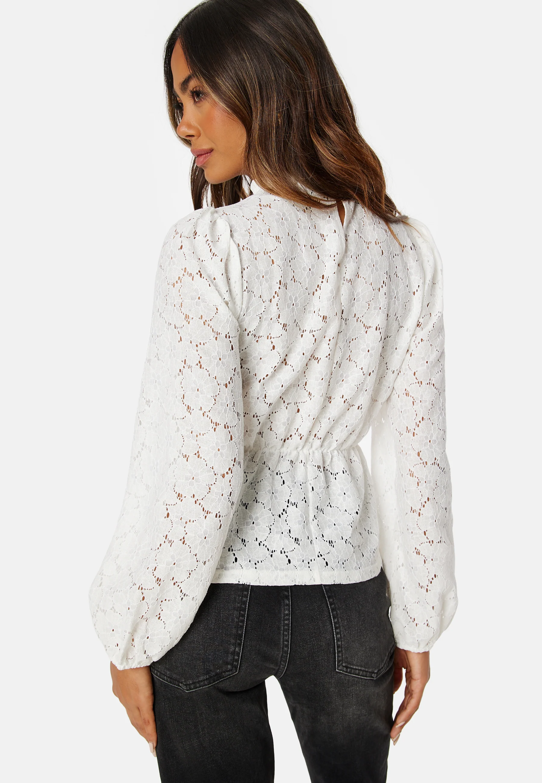 Janessa LS  Lace Top - Image 2