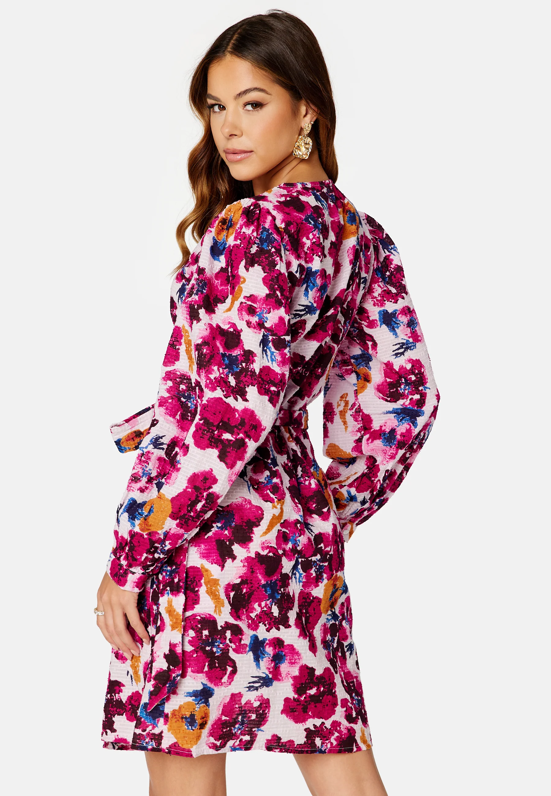 Jannie L/S Wrap Dress - Image 3