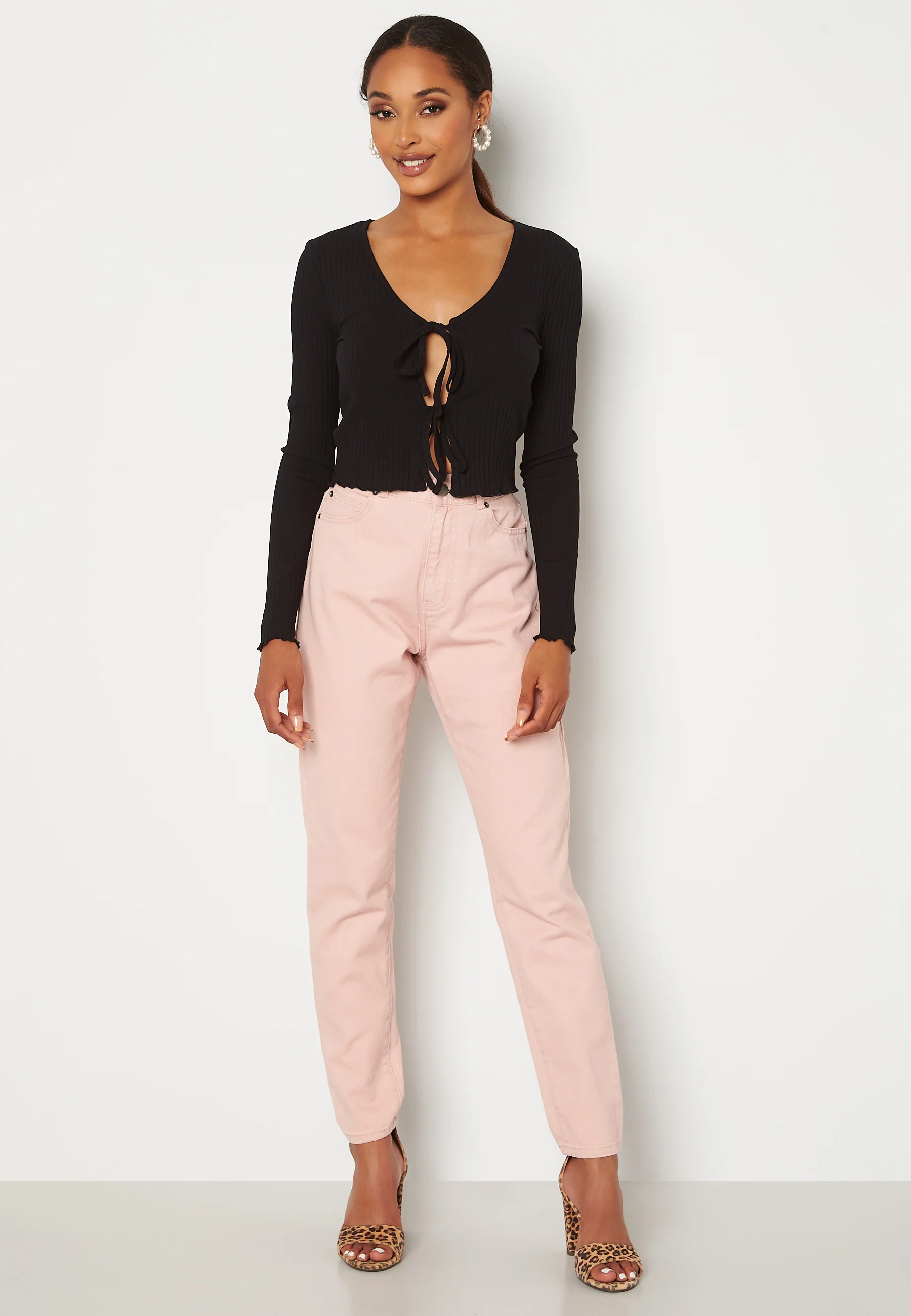 Jeanett Life L/S Cardigan Box Top - Image 2