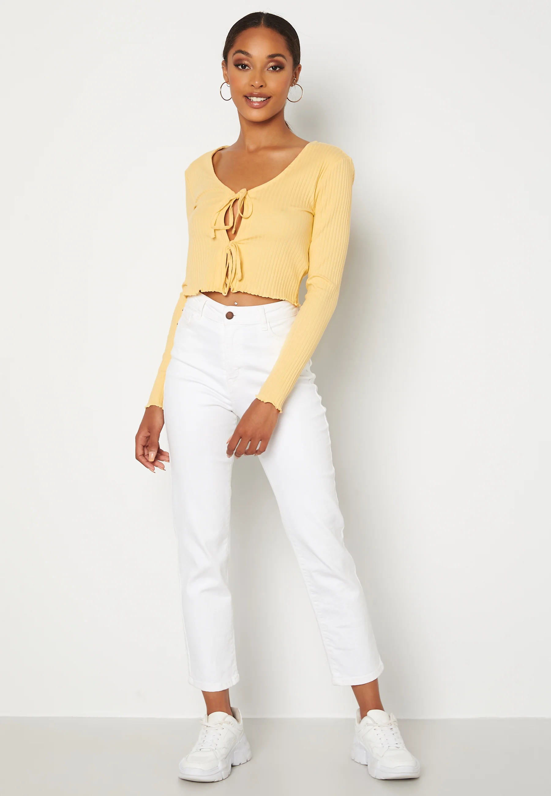 Jeanett Life L/S Cardigan Box Top - Image 2