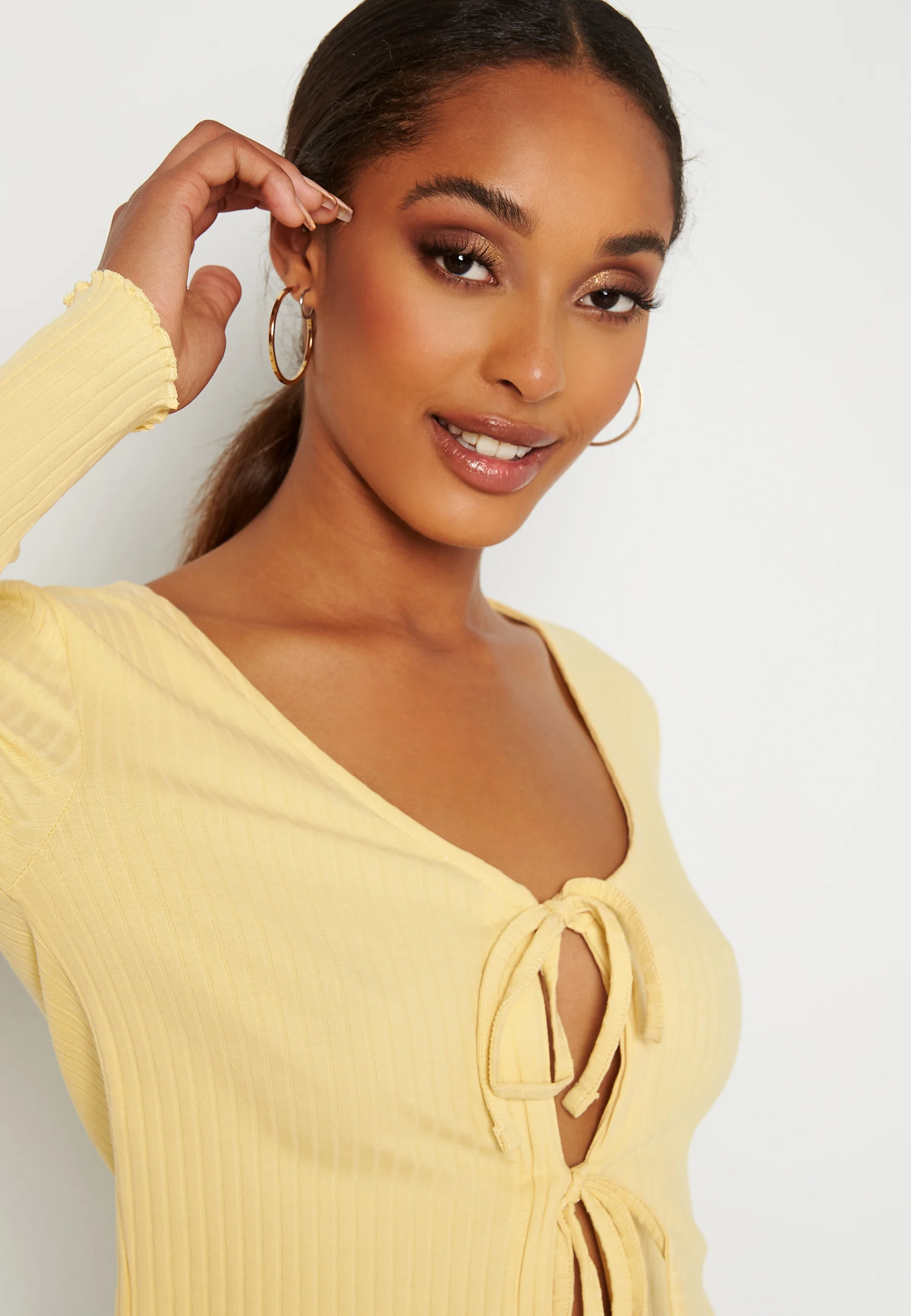 Jeanett Life L/S Cardigan Box Top - Image 4