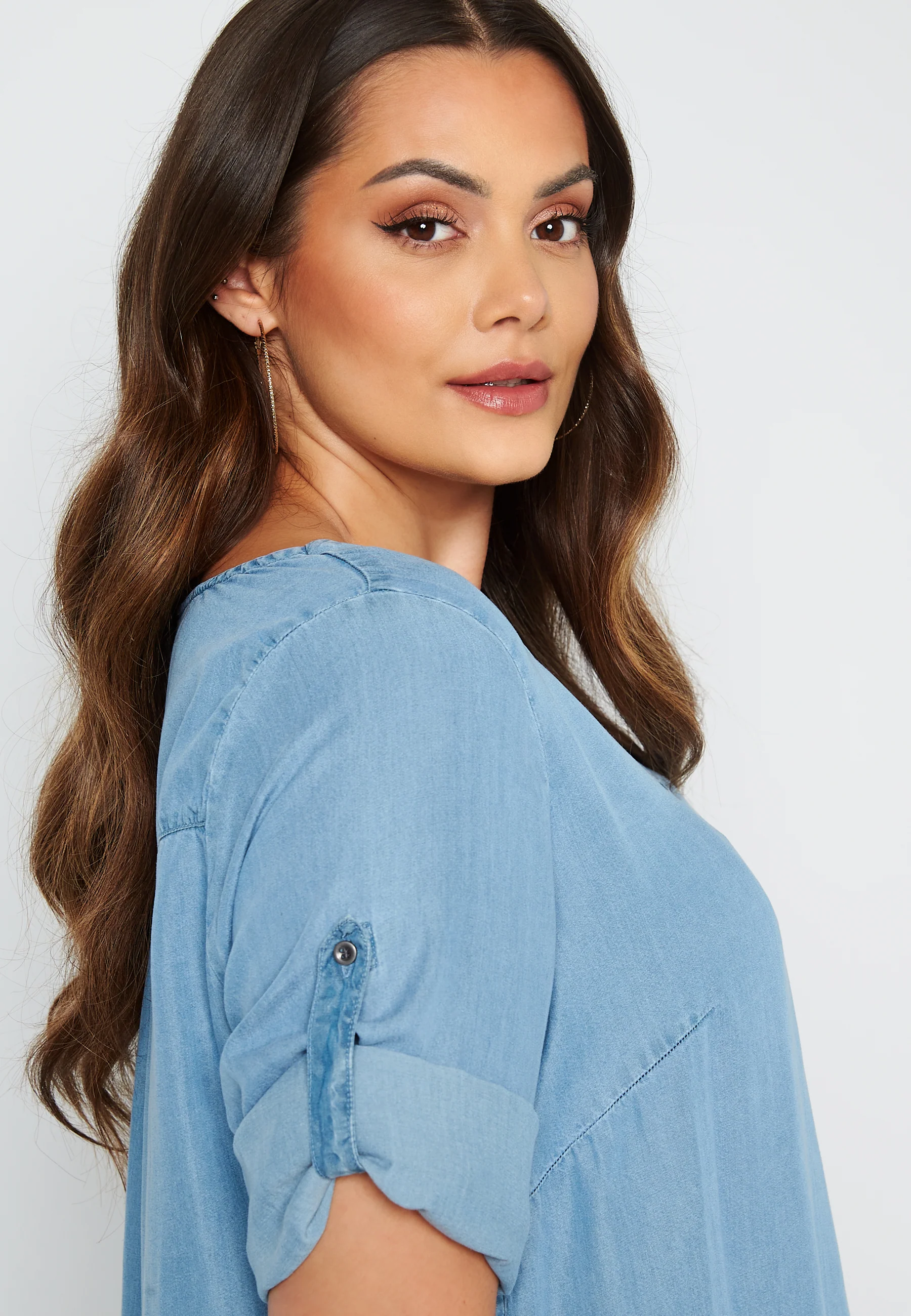 Jemma Life Denim Below Knee Dress - Image 4