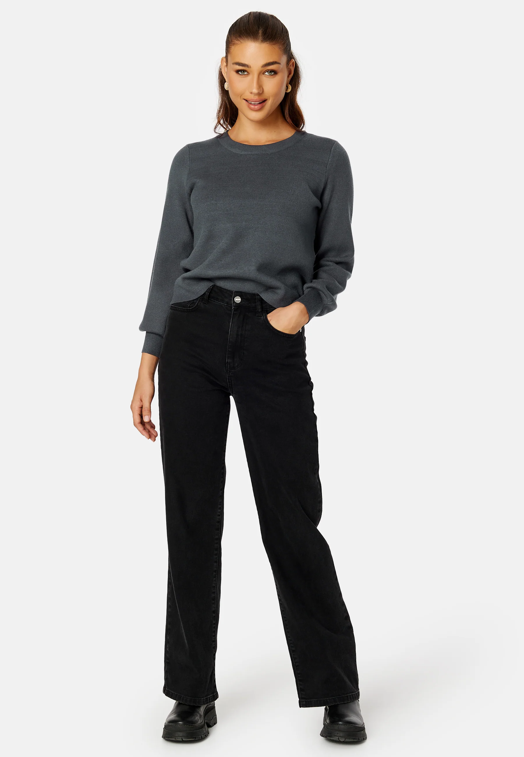 Jenna LS O-Neck Knit - Image 2
