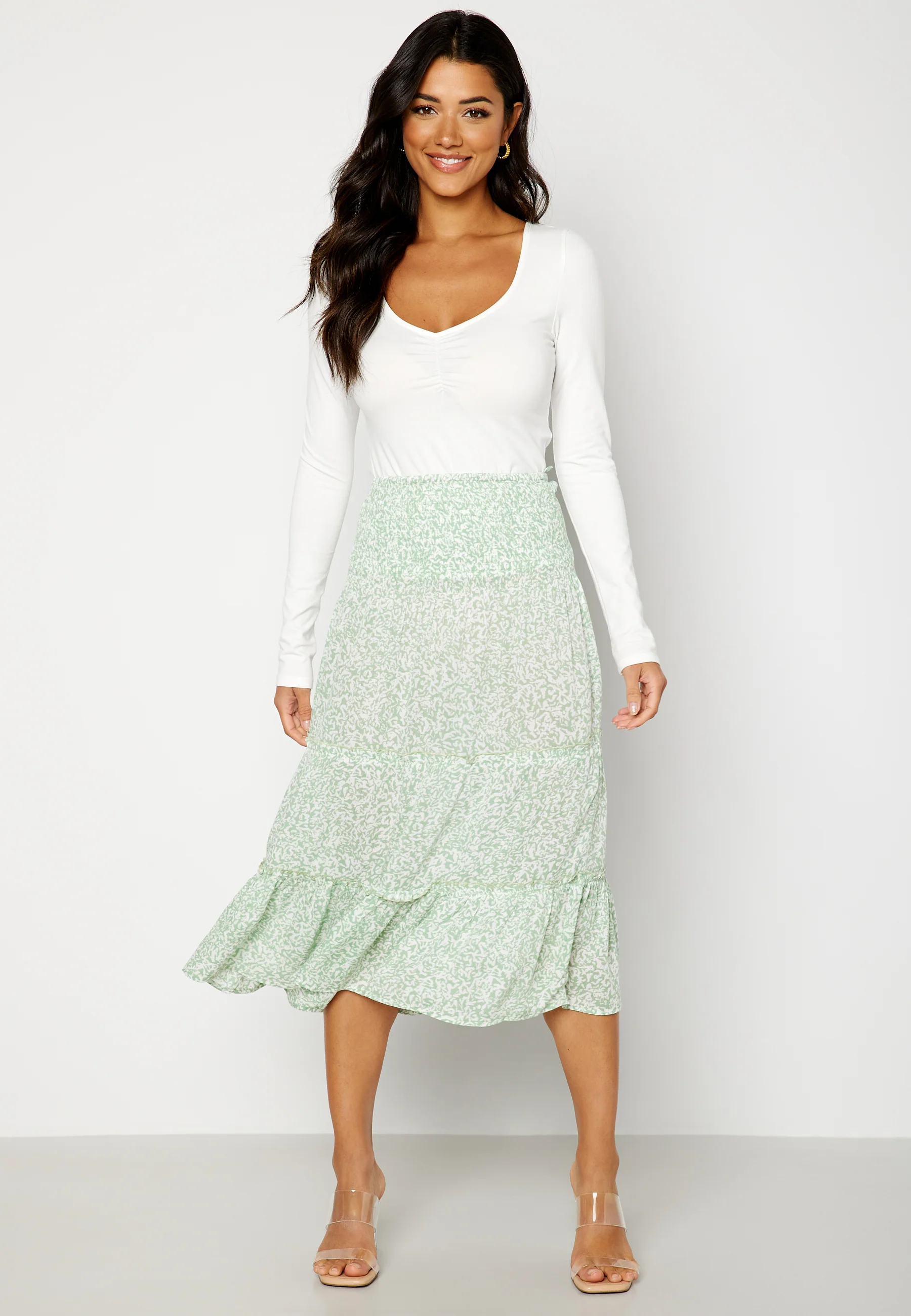 Jenny Smock Calf Skirt