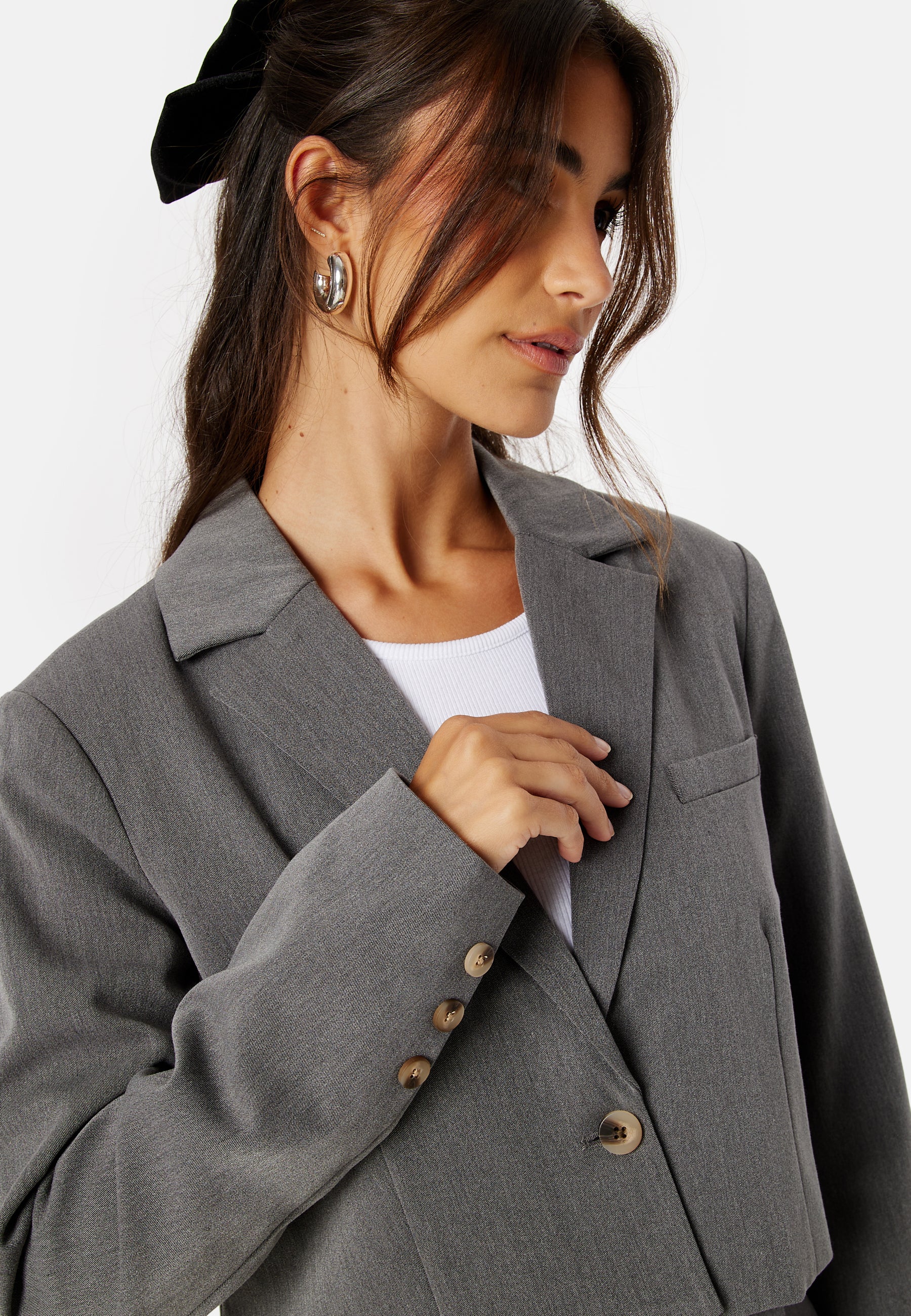Jeremy Cropped Blazer - Image 4
