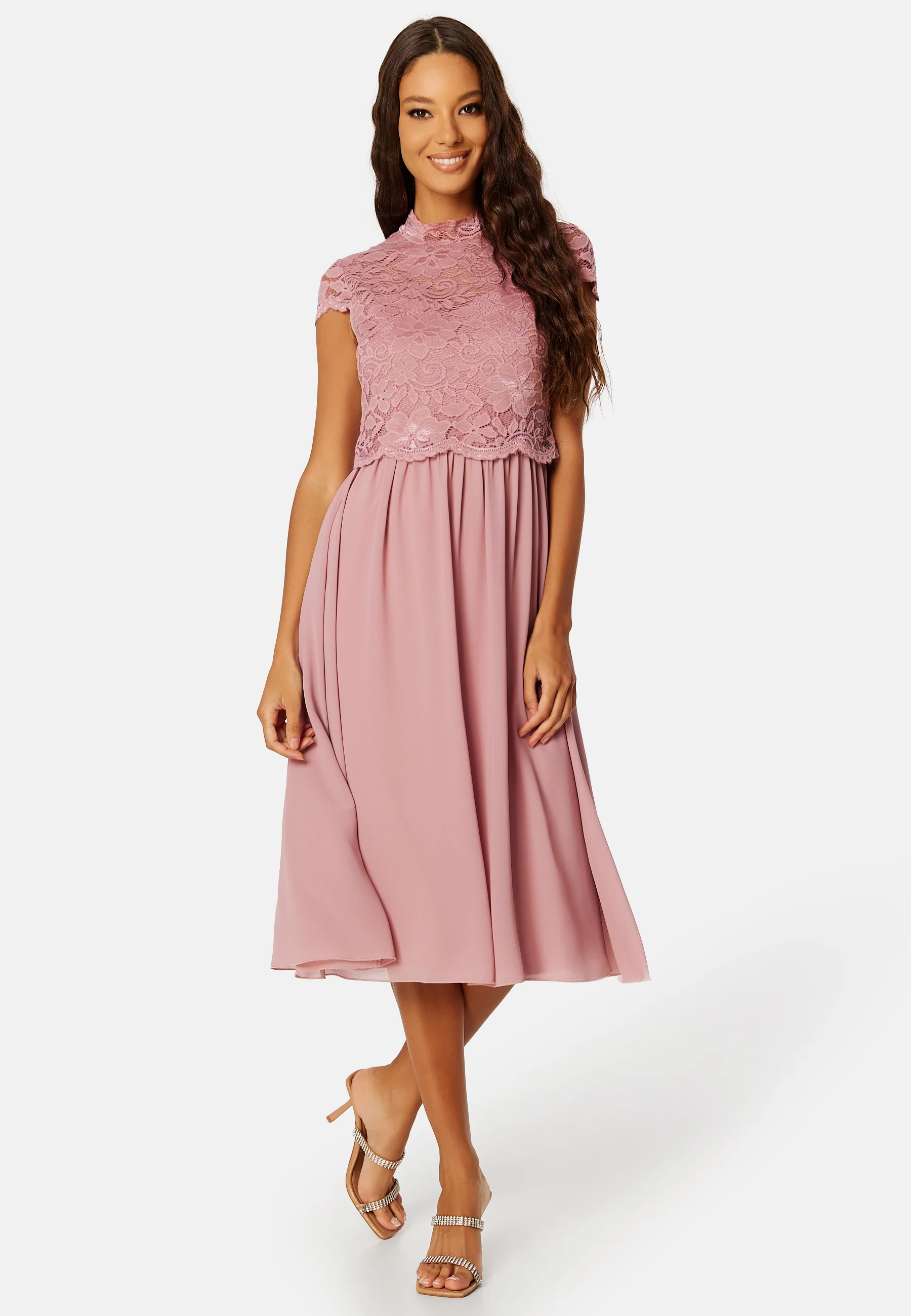 Jolie Short Sleeve Midi Dress