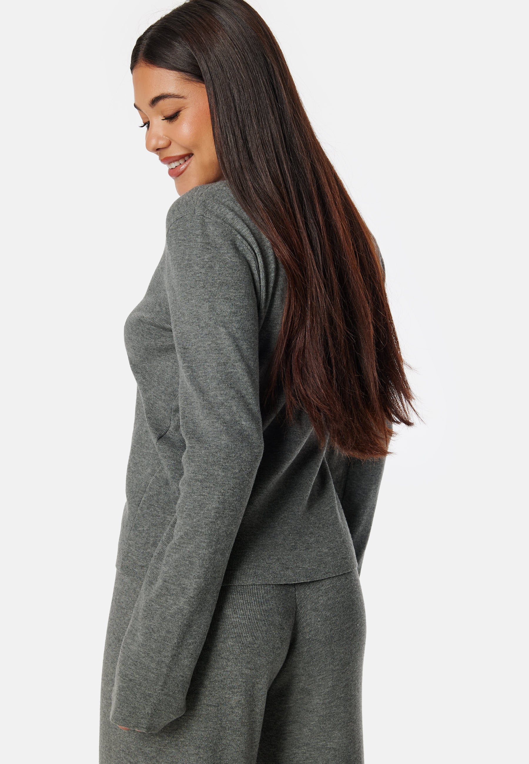 Josefin Knitted Scarf Cardigan - Image 3