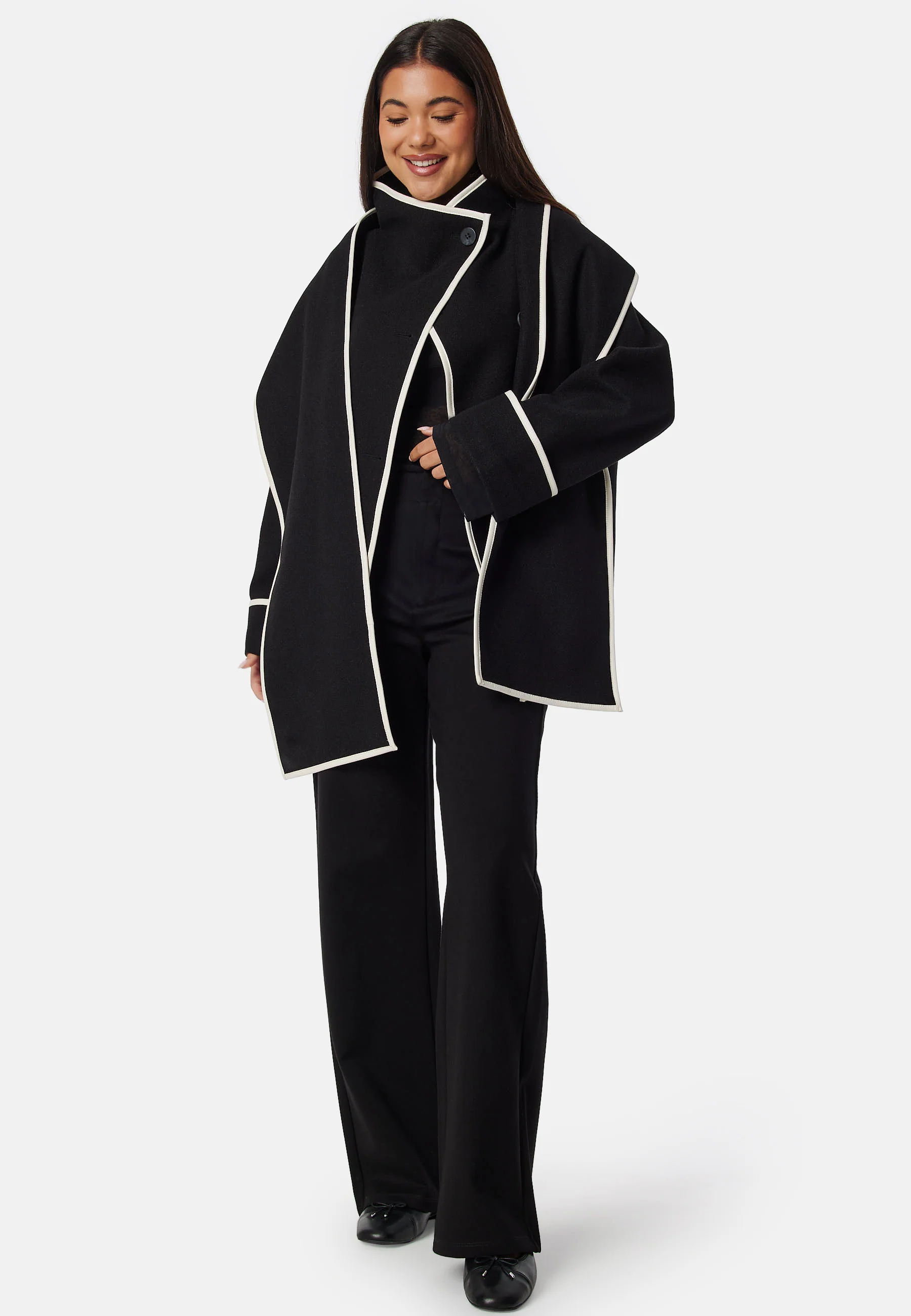 Josefin Scarf Coat - Image 6
