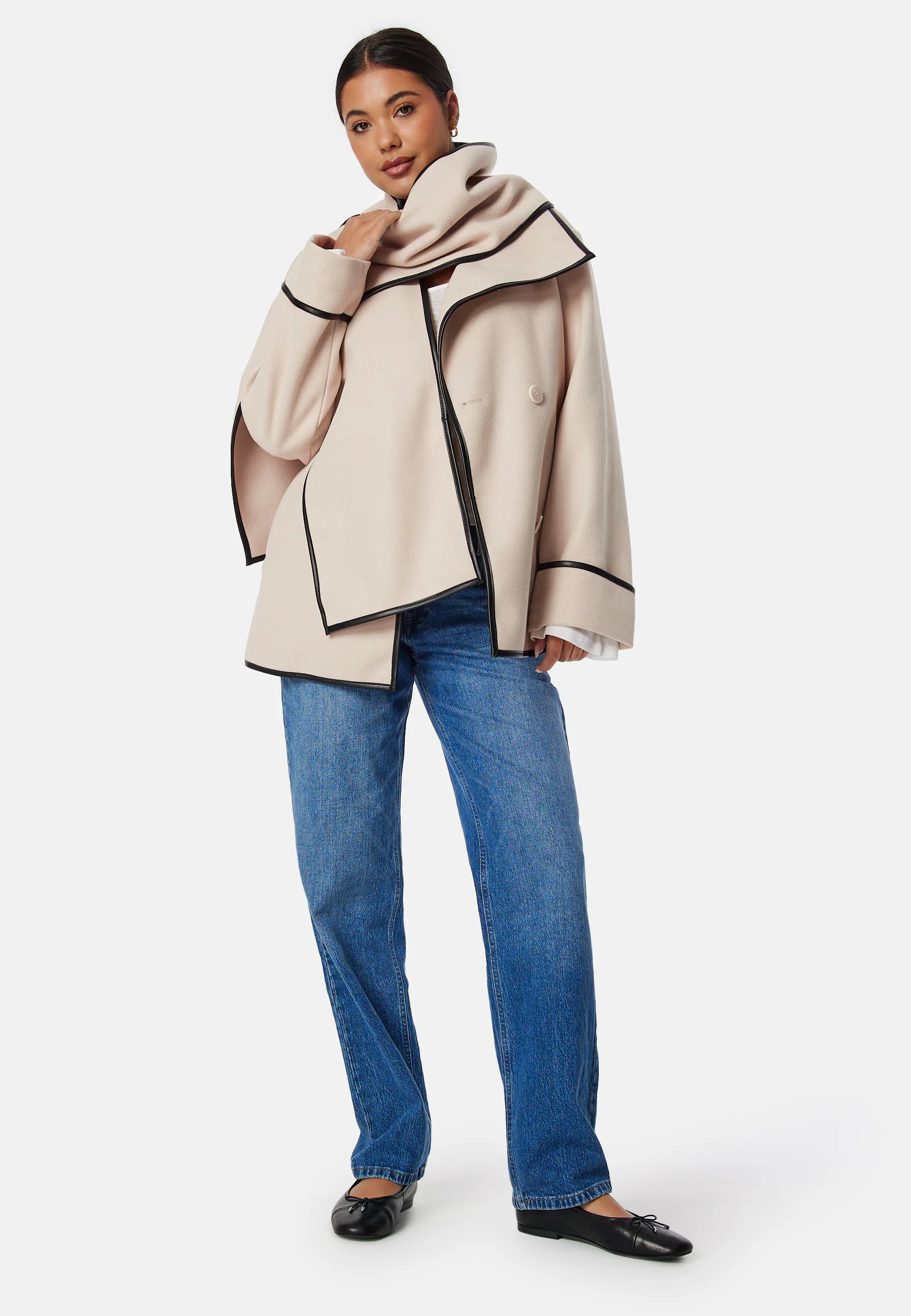 Josefin Scarf Coat - Image 6