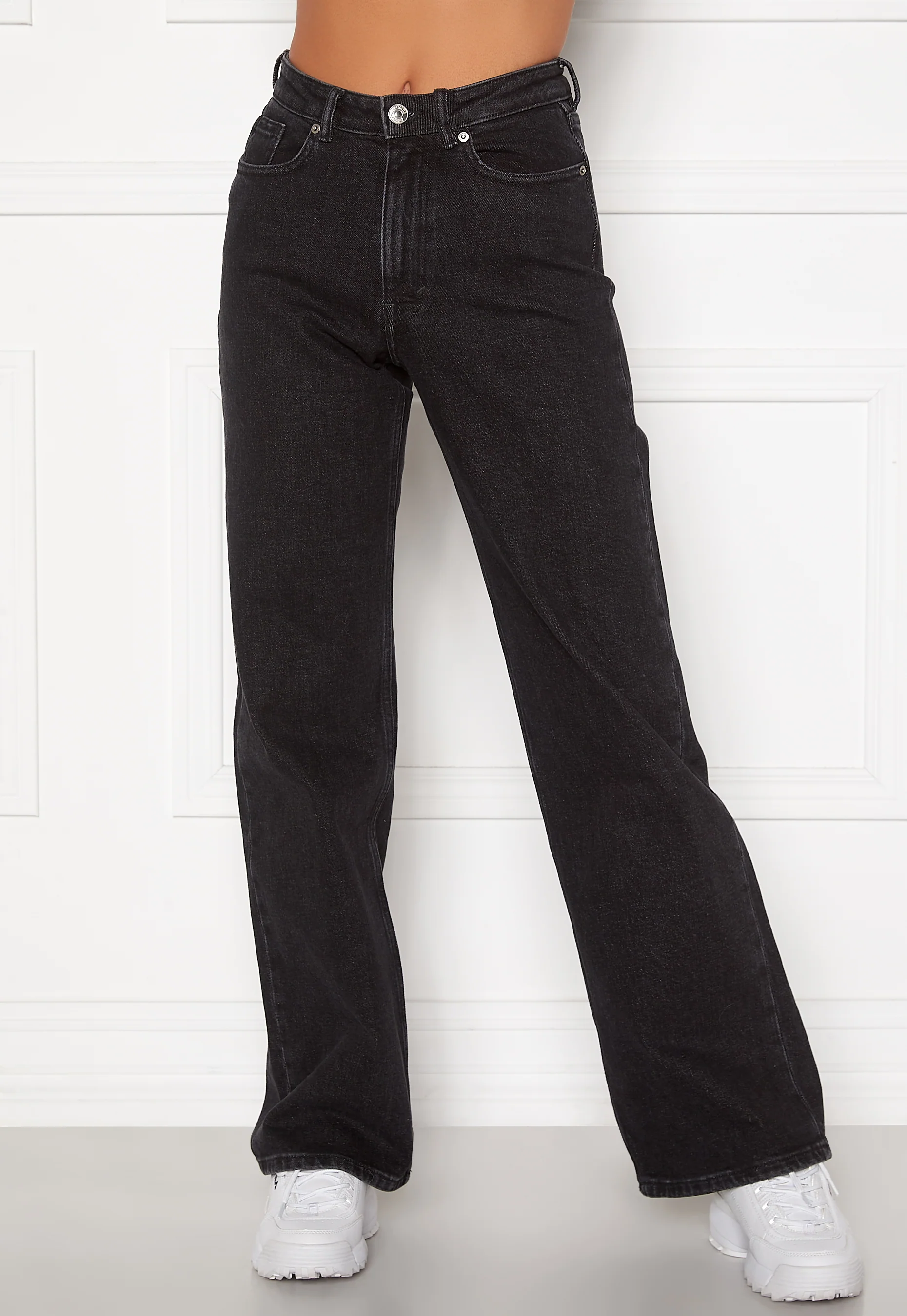 Juicy HW Black Wide Leg Jeans - Image 5
