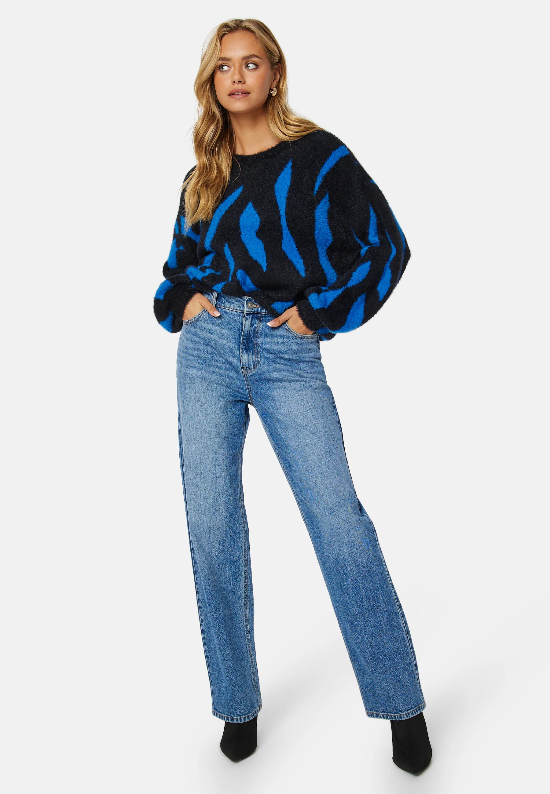Juli Jaquard L/S Knit Top - Image 3