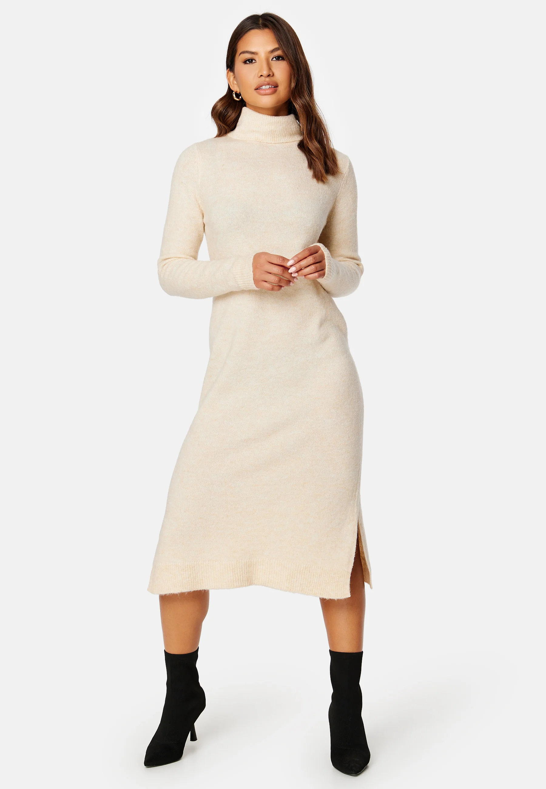 Juliana LS Rollneck Knit Dress - Image 2