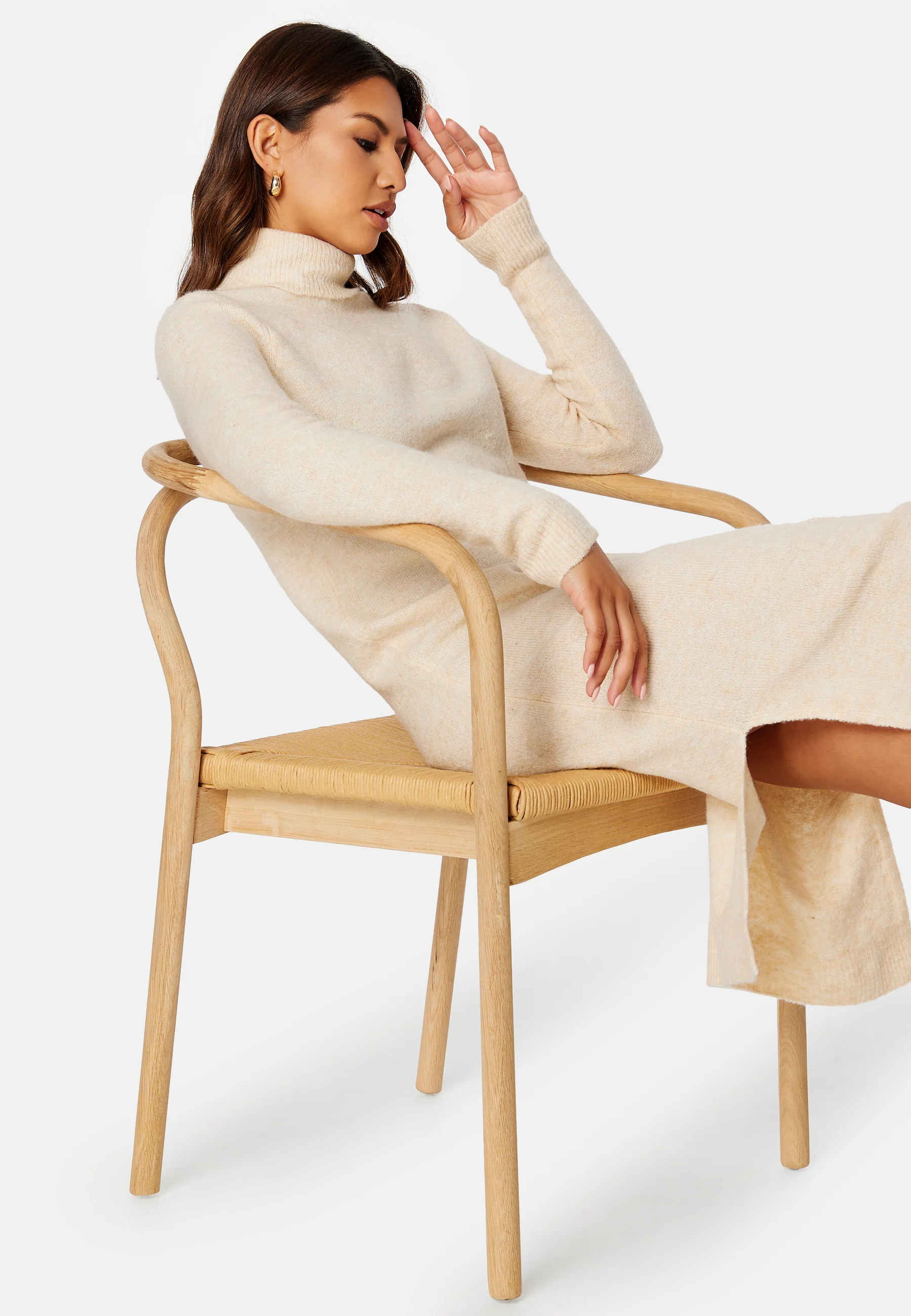 Juliana LS Rollneck Knit Dress - Image 6