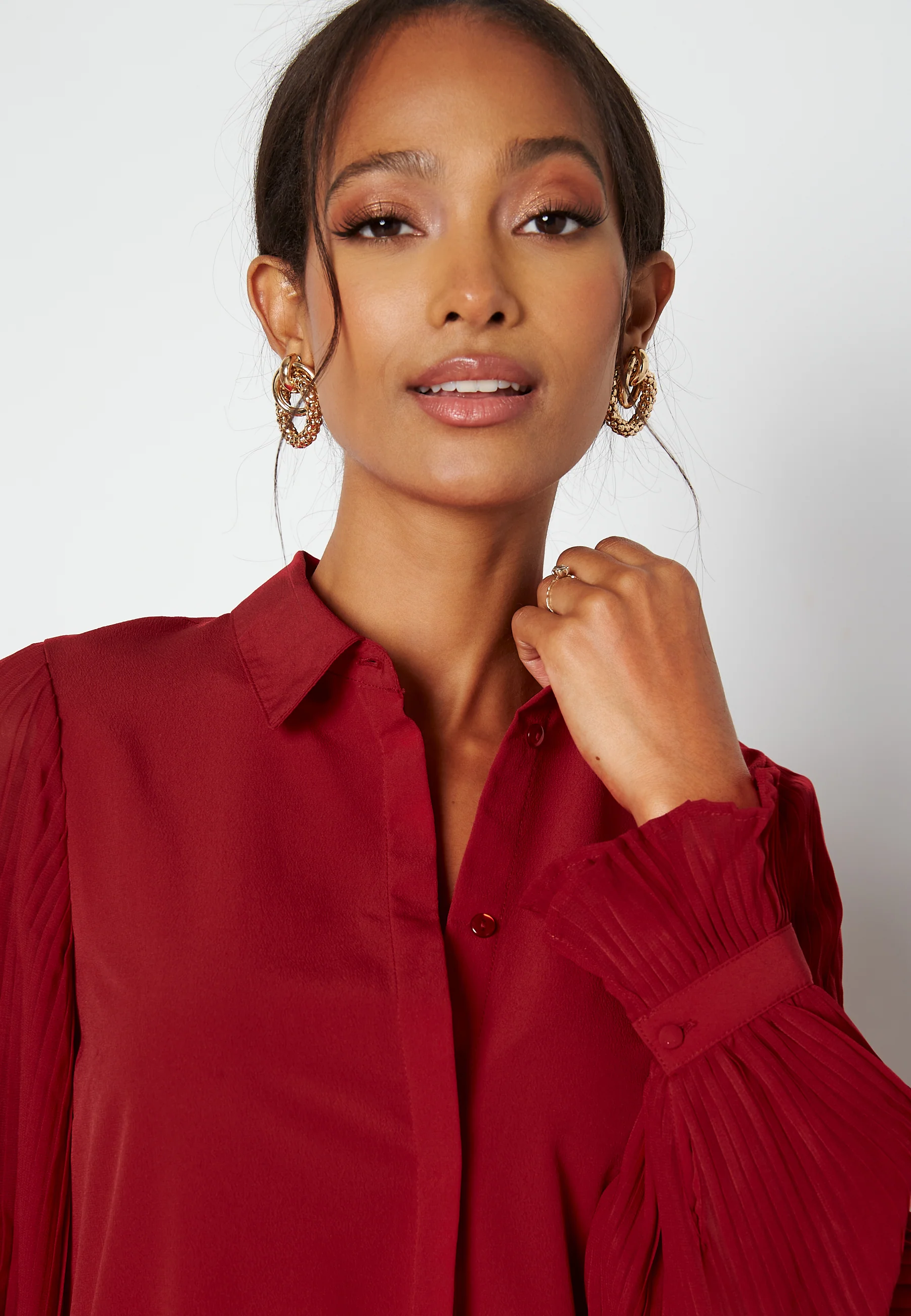 Juliana pleated sleeve tunic - Image 5