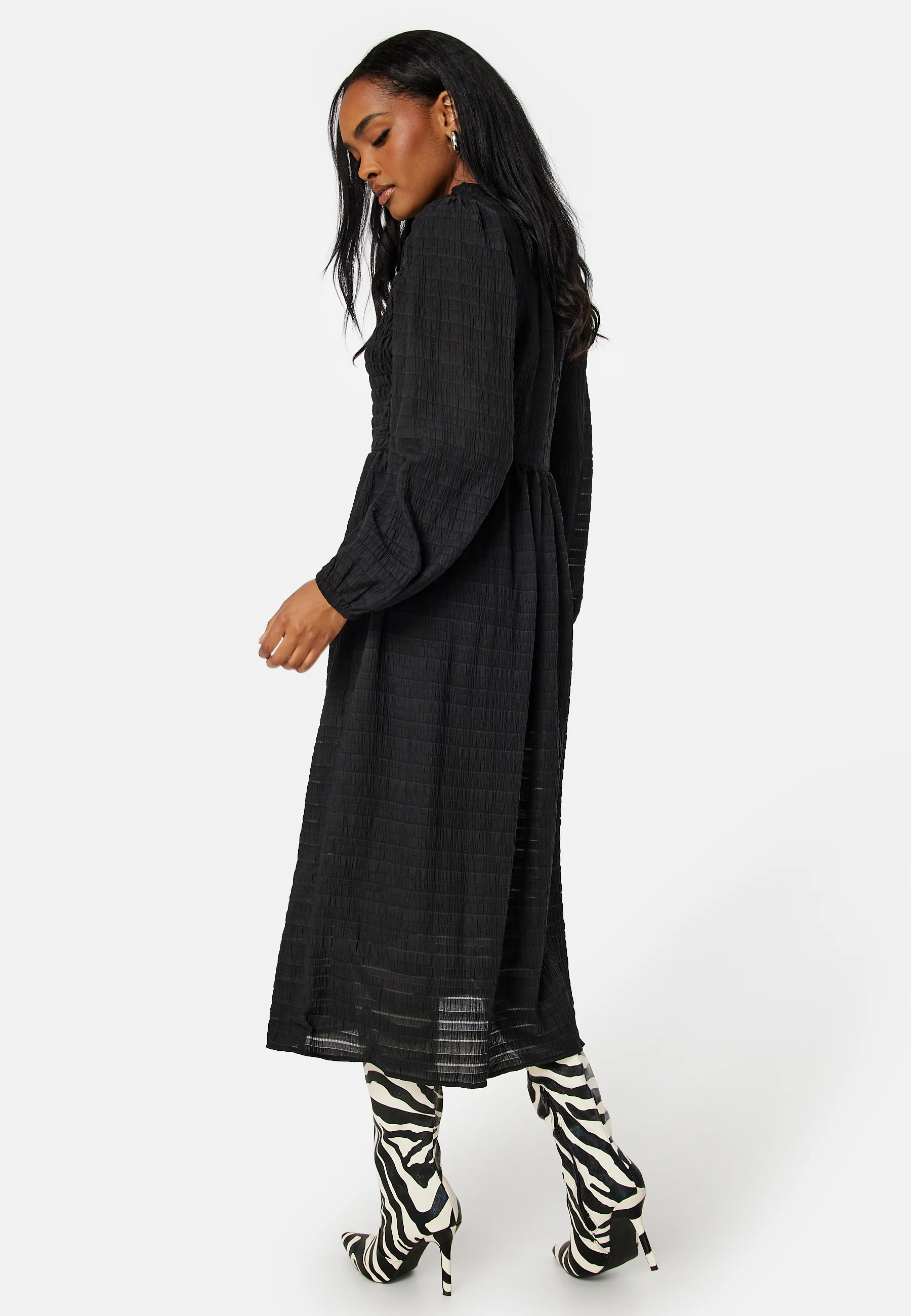 Julis LS Smock Dress - Image 2
