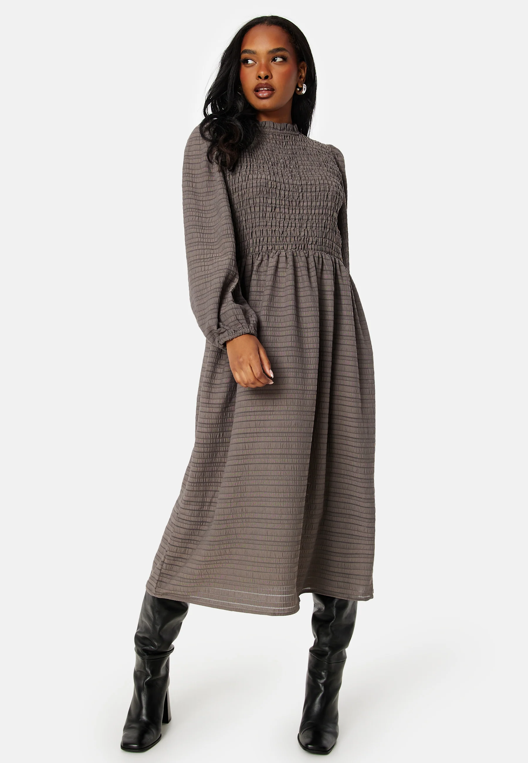 Julis LS Smock Dress - Image 2