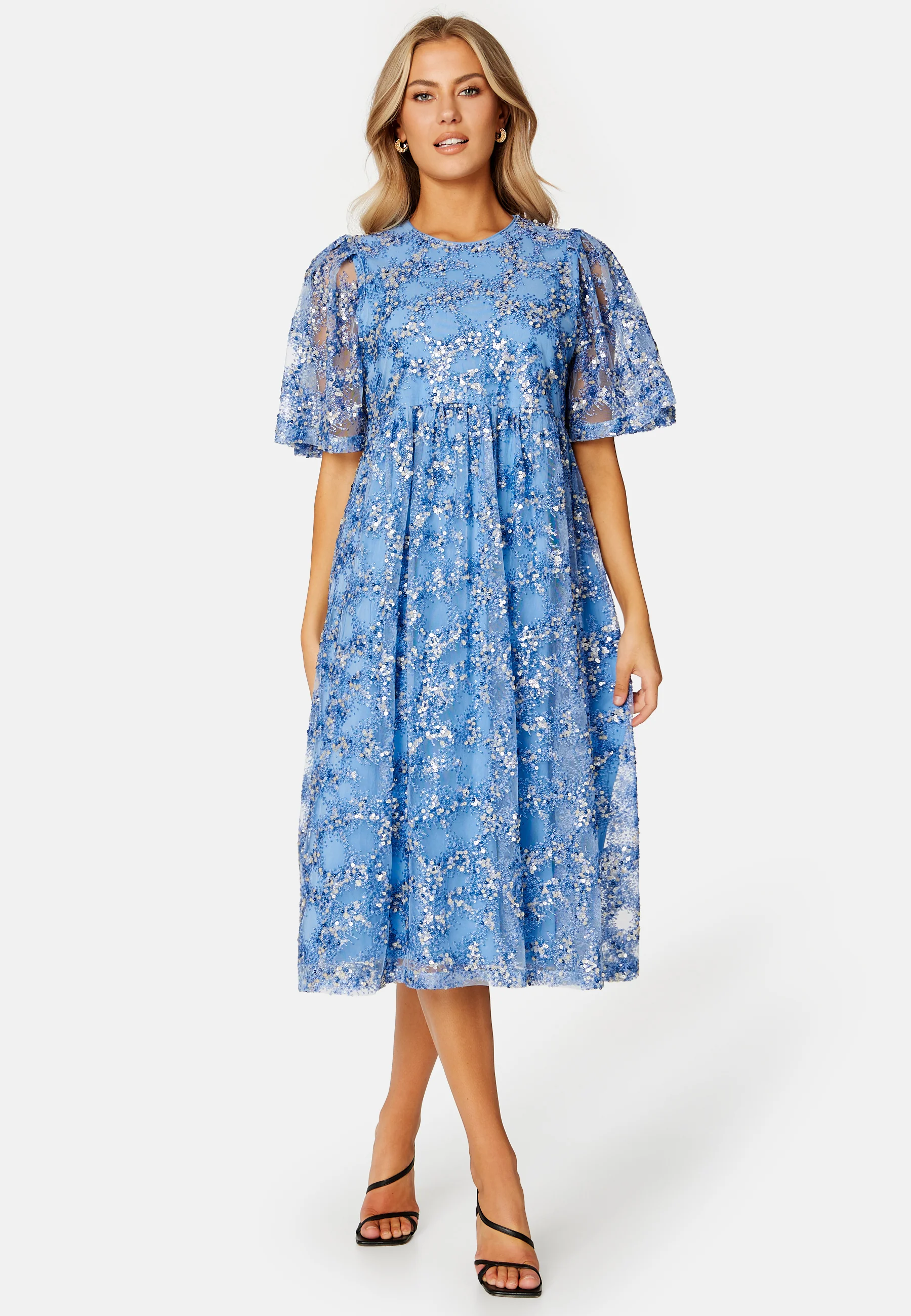 Justine 2/4 Midi Sequins Dress - Image 2
