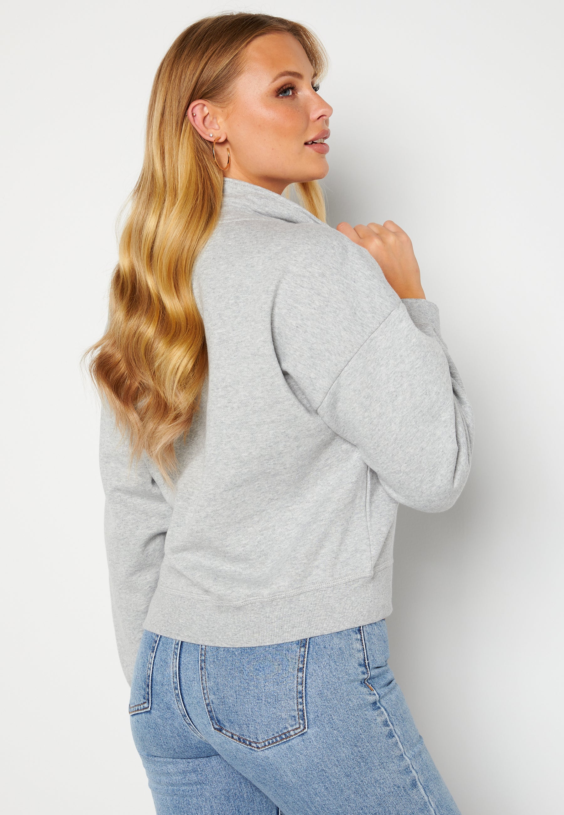 Kaisa L/S zip sweat pullover - Image 3