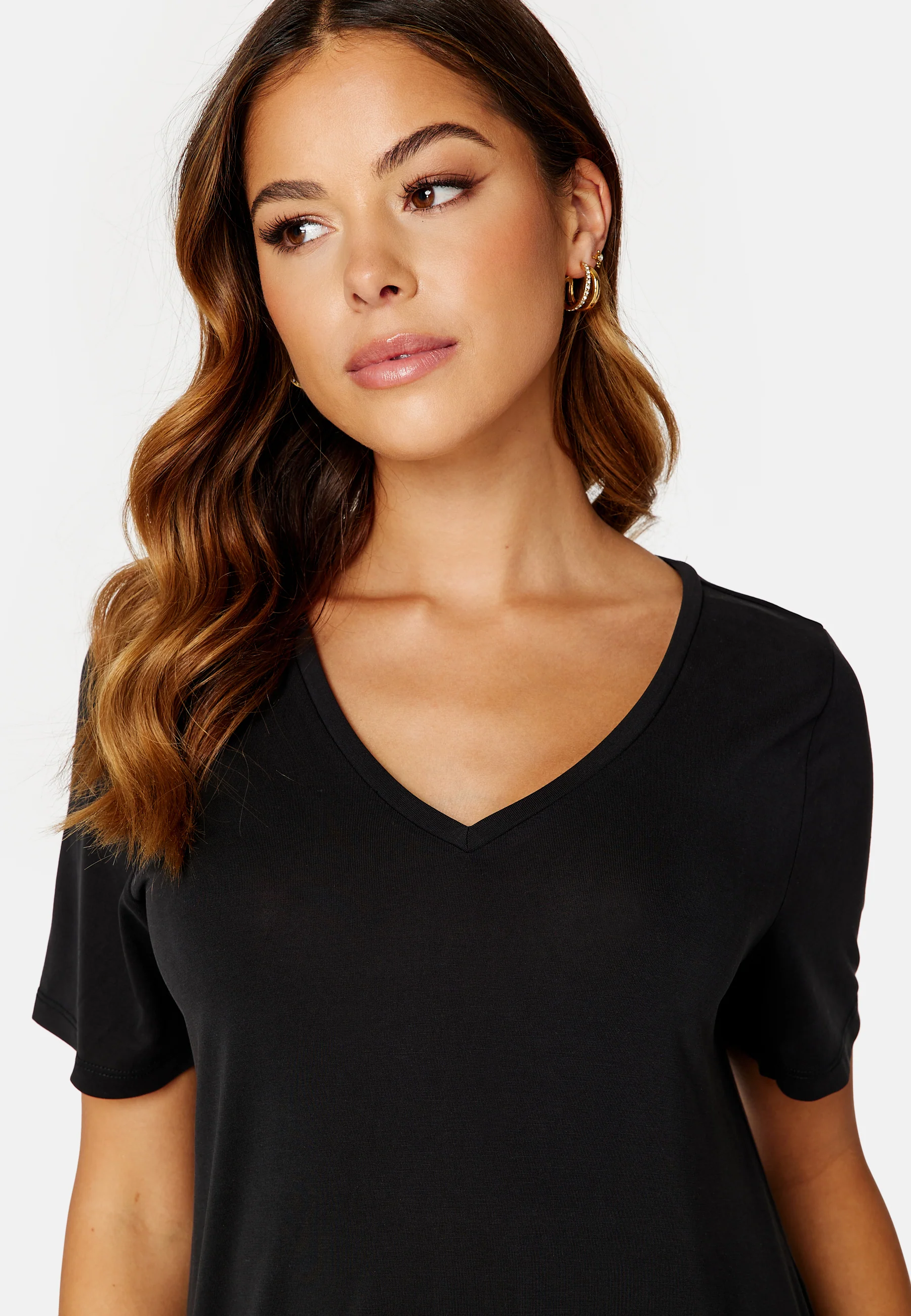 Kamala SS Tee V-Neck Dress - Image 4